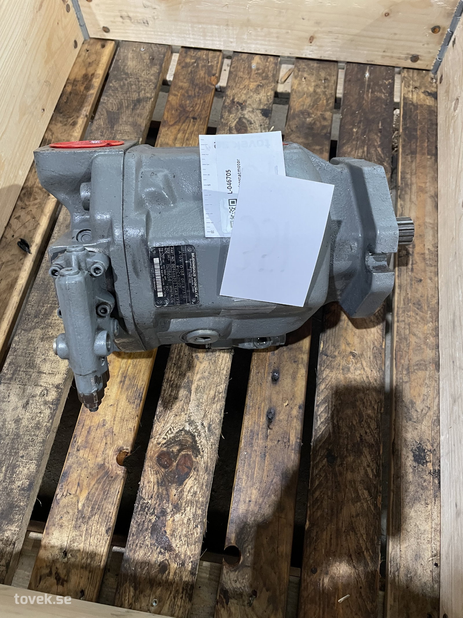 Hydraulpump Rexrot A10 på auktion i Gnarp hos Toveks Auktioner
