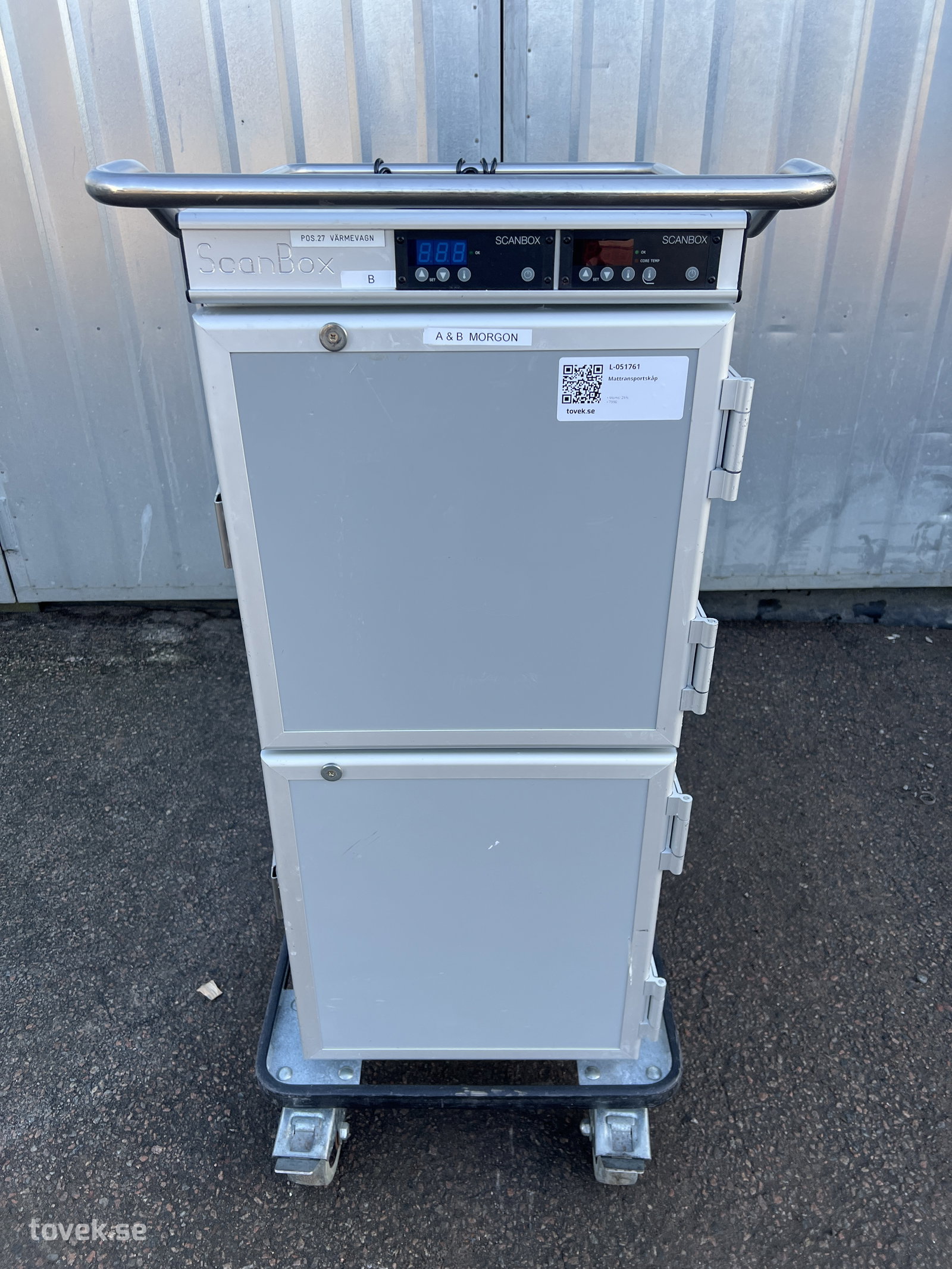 Värmeskåp Scanbox mod.GLC44 på auktion i Ätran hos Toveks Auktioner
