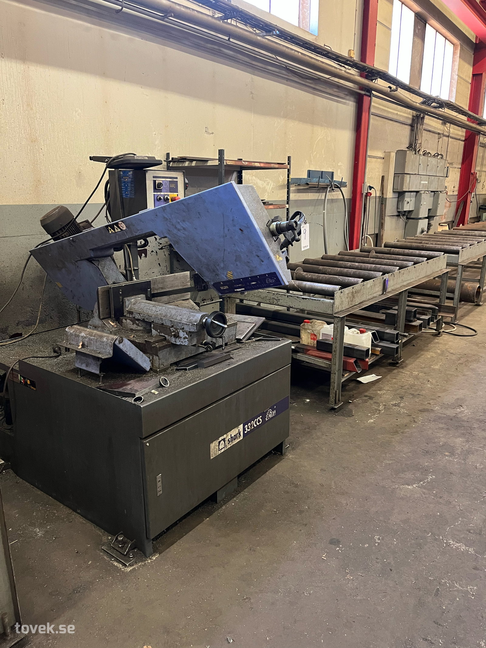 Metallbandsåg, MEP Shark 332CCS, med rullbanor 6st (9)