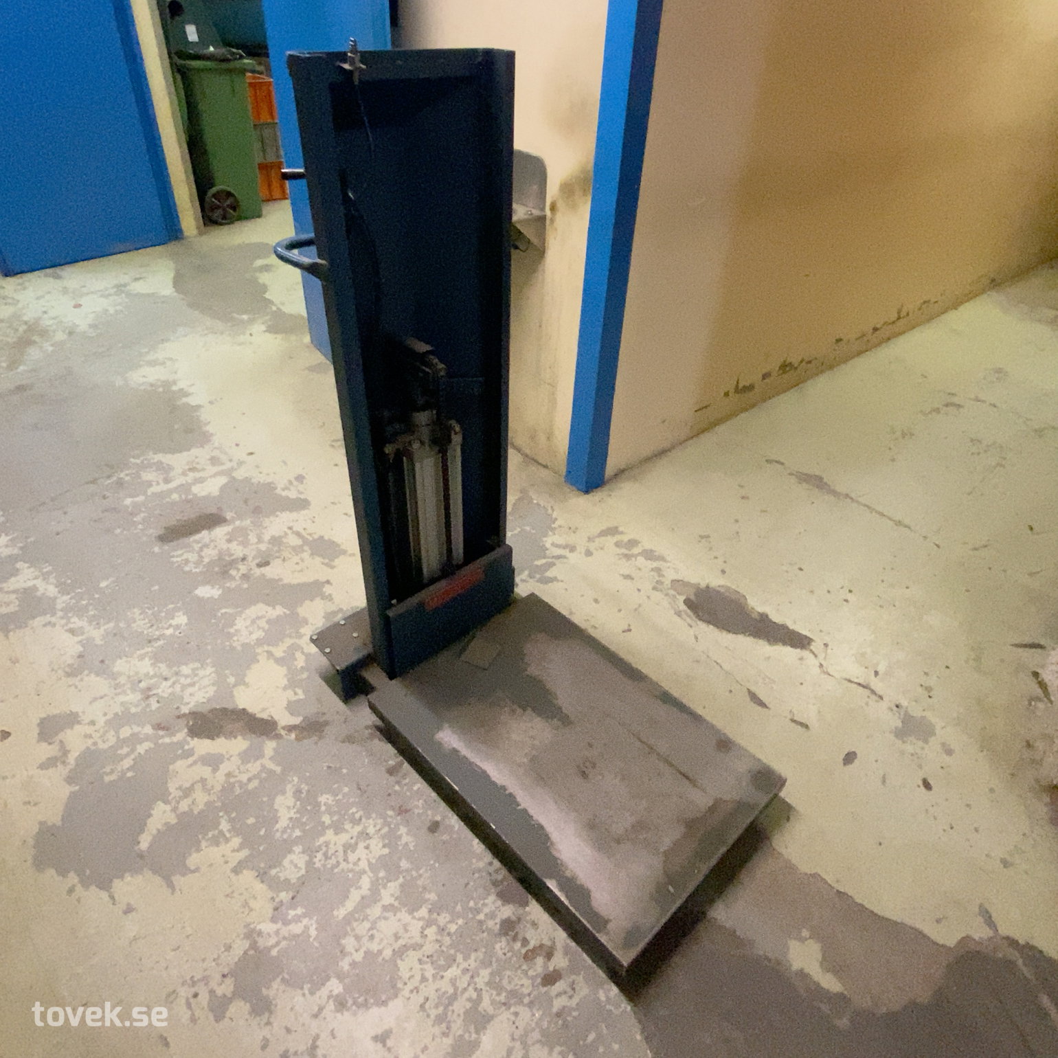 Mobilt lyftbord, 250kg, pneumatiskt