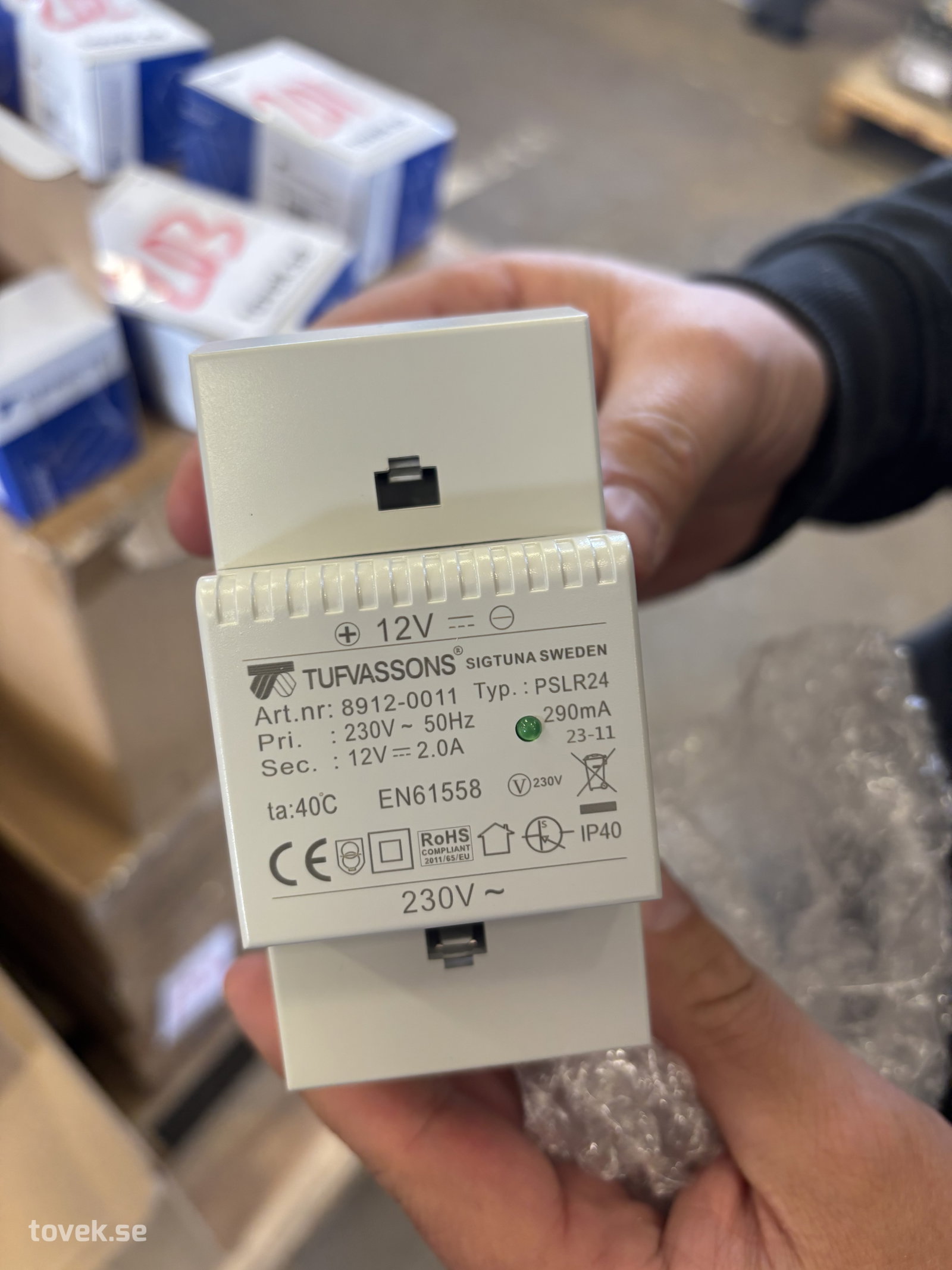 Tranformator 230-12dc