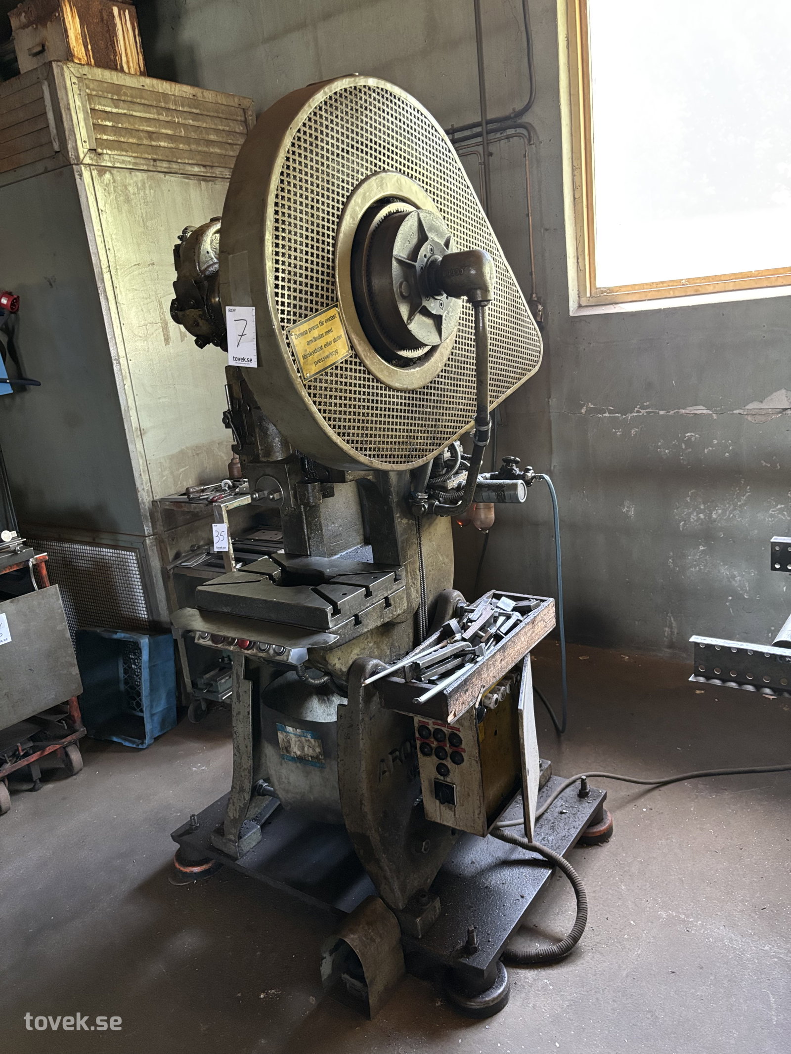Exenterpress Arosverken EAL 20 ton, (rop 7)