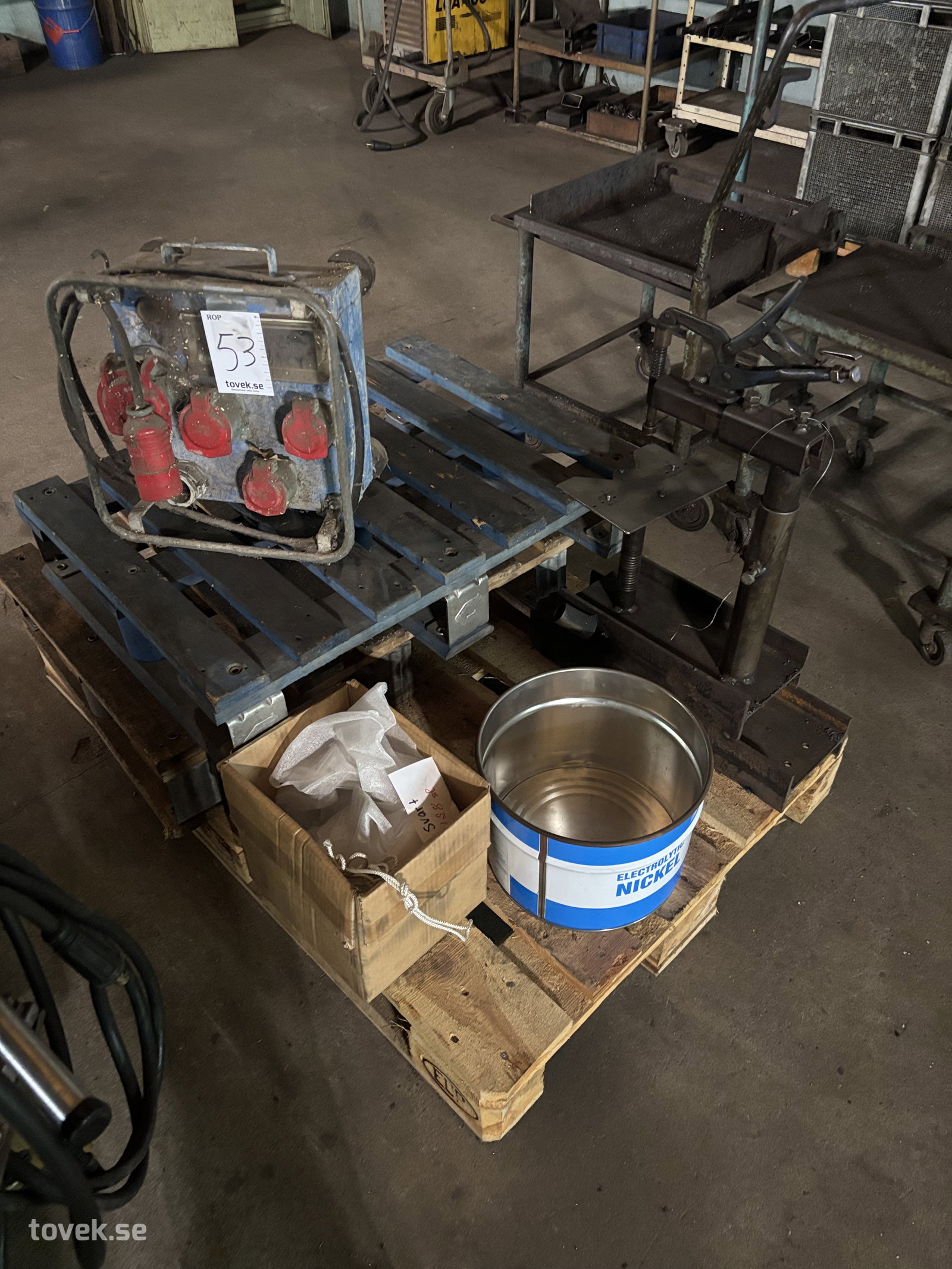 Elcentral samt fixtur, (rop 53)