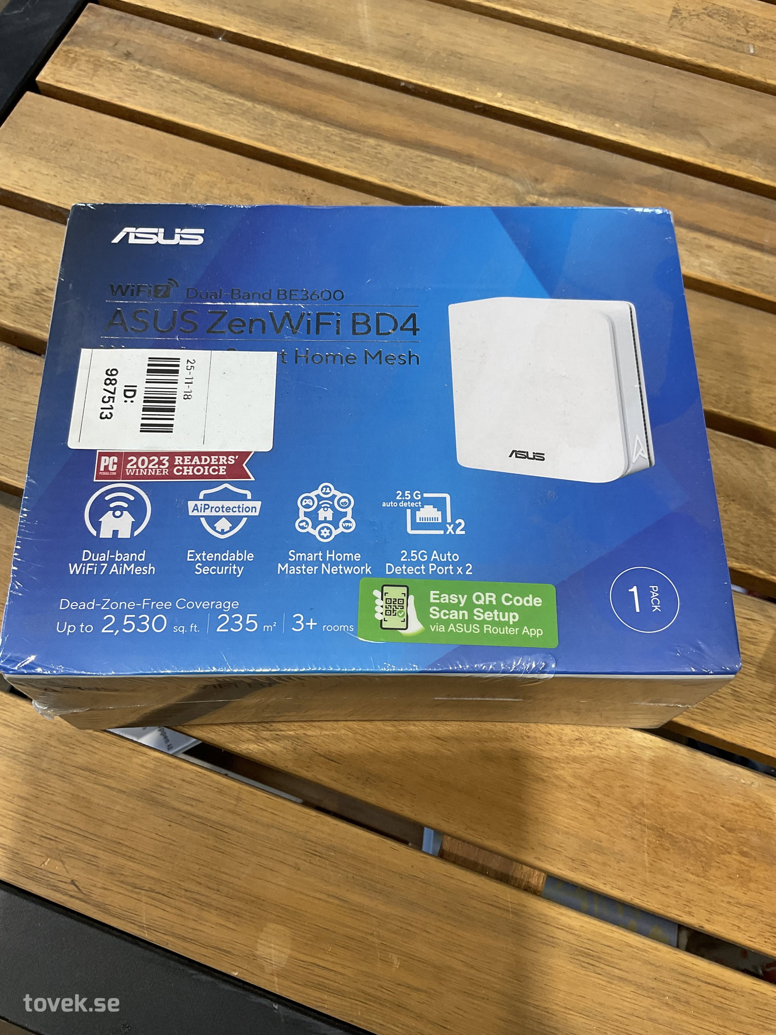 ASUS ZenWiFi BD4 1 pack - White