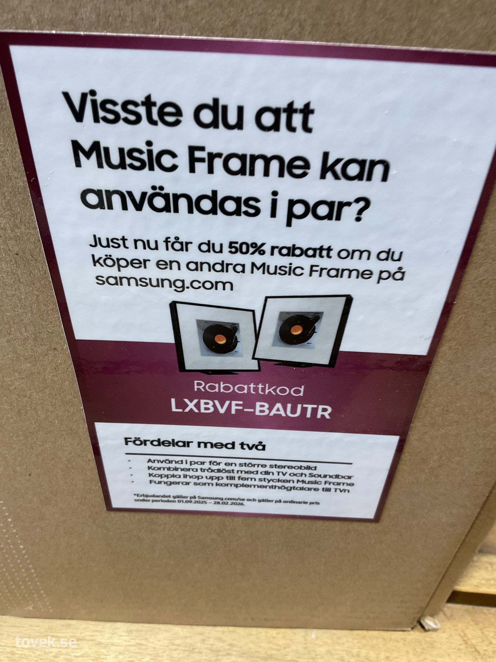 Högtalare Samsung HW-LS60D Music Frame smart (svart)
