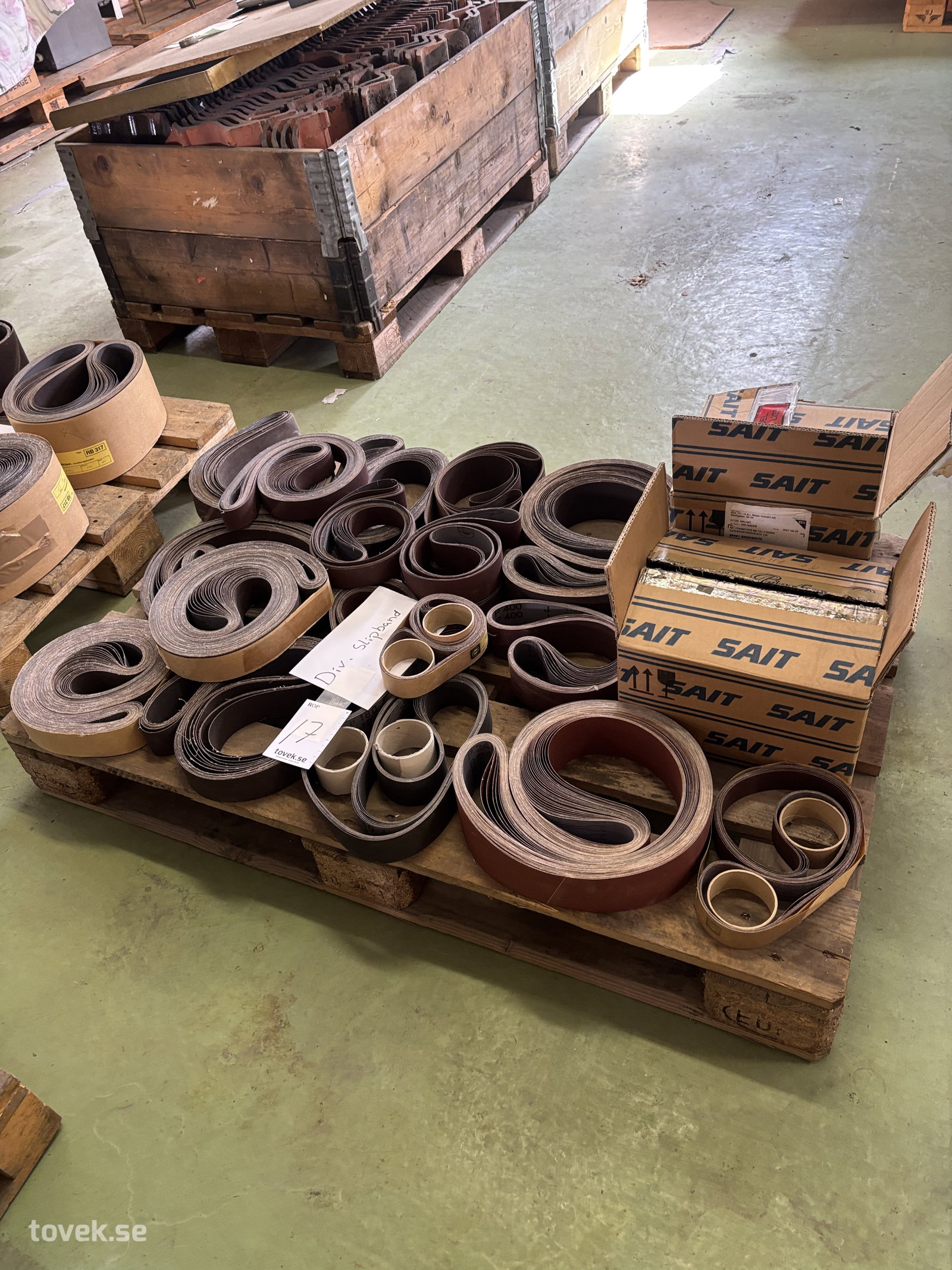 Slipband olika modeller 
