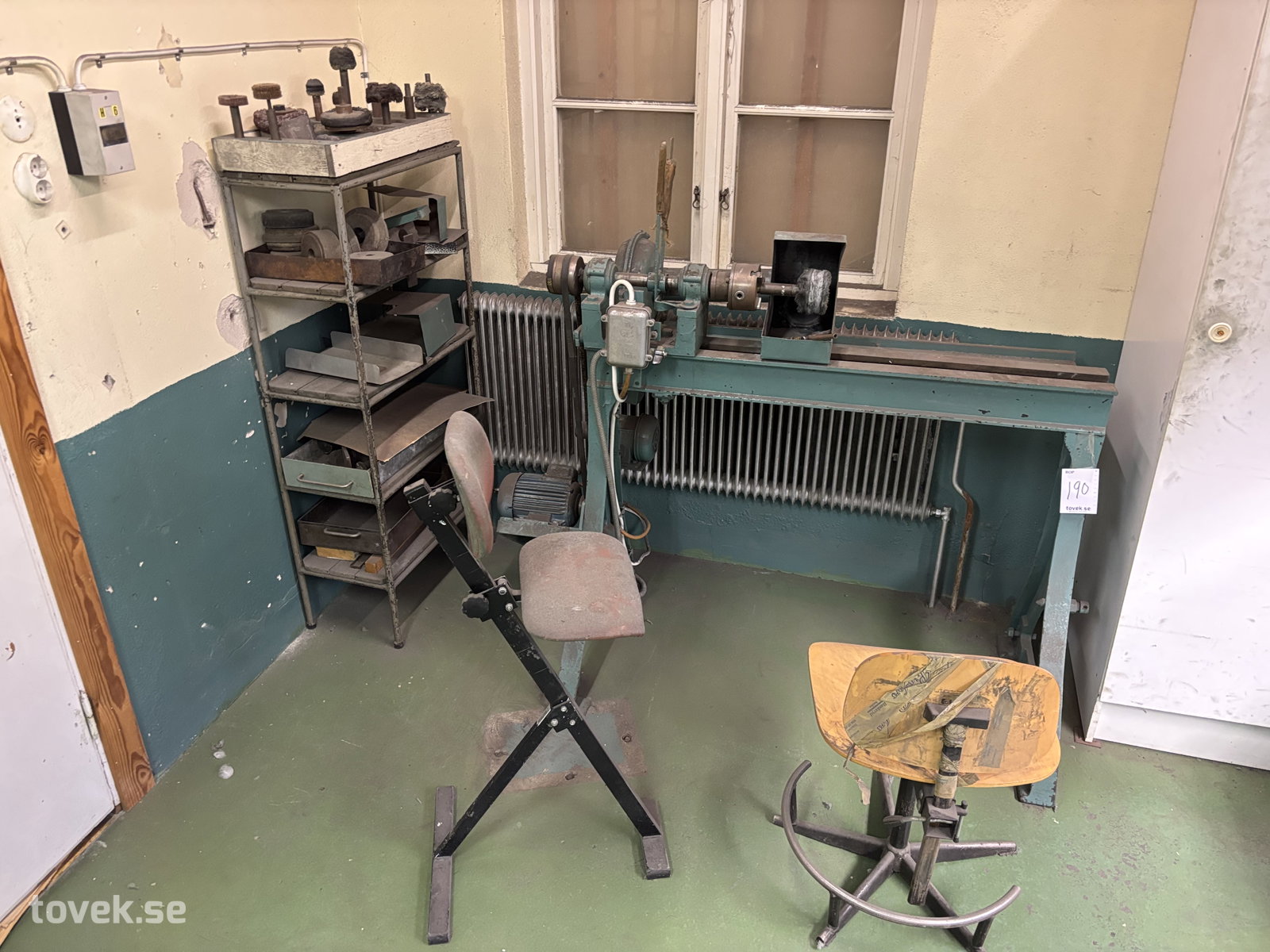 Svarv med polermunstycken & industristolar 2 st