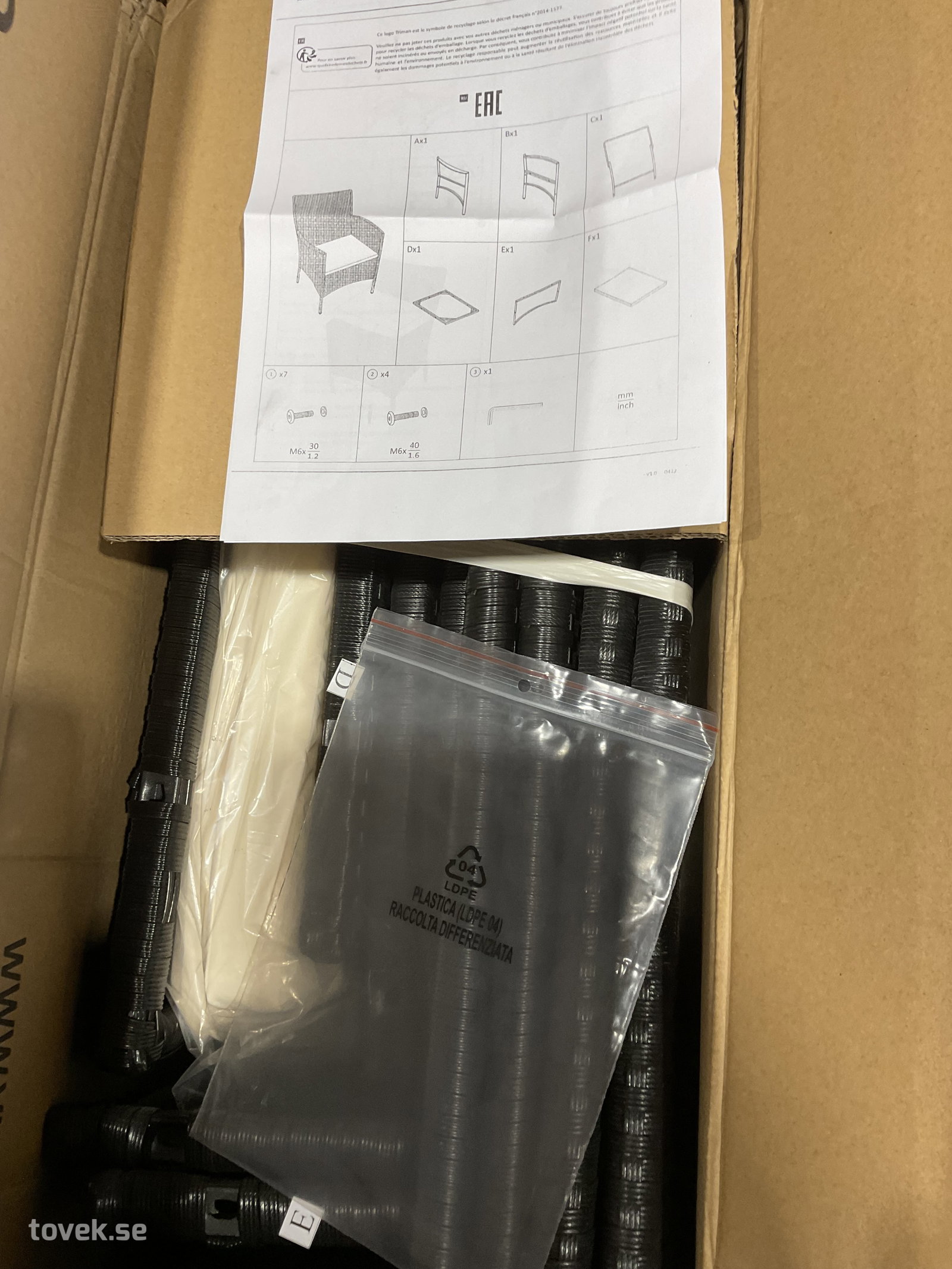 Utestolar VidaXL 2 st