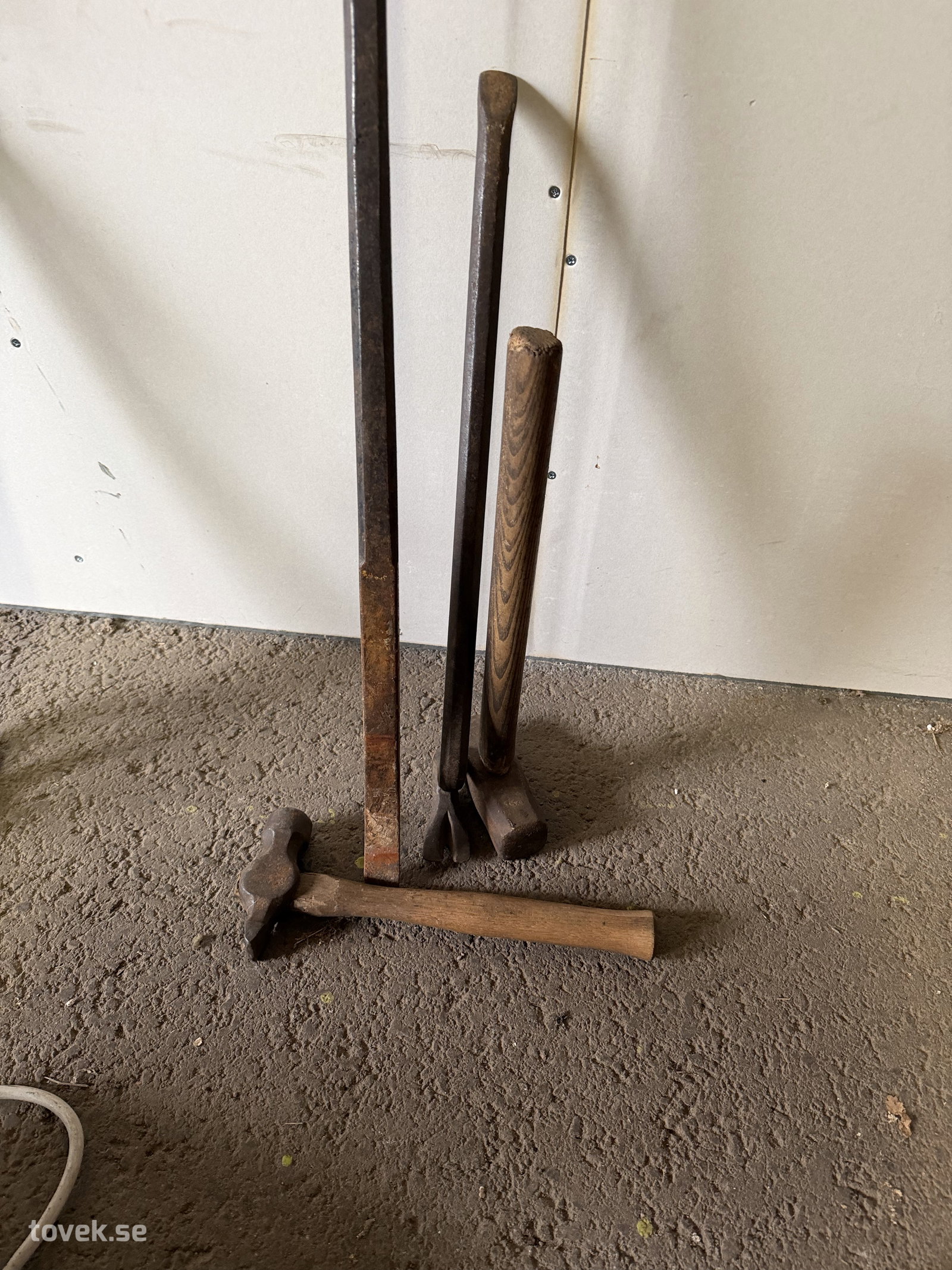 Handslägga, koben m.m.