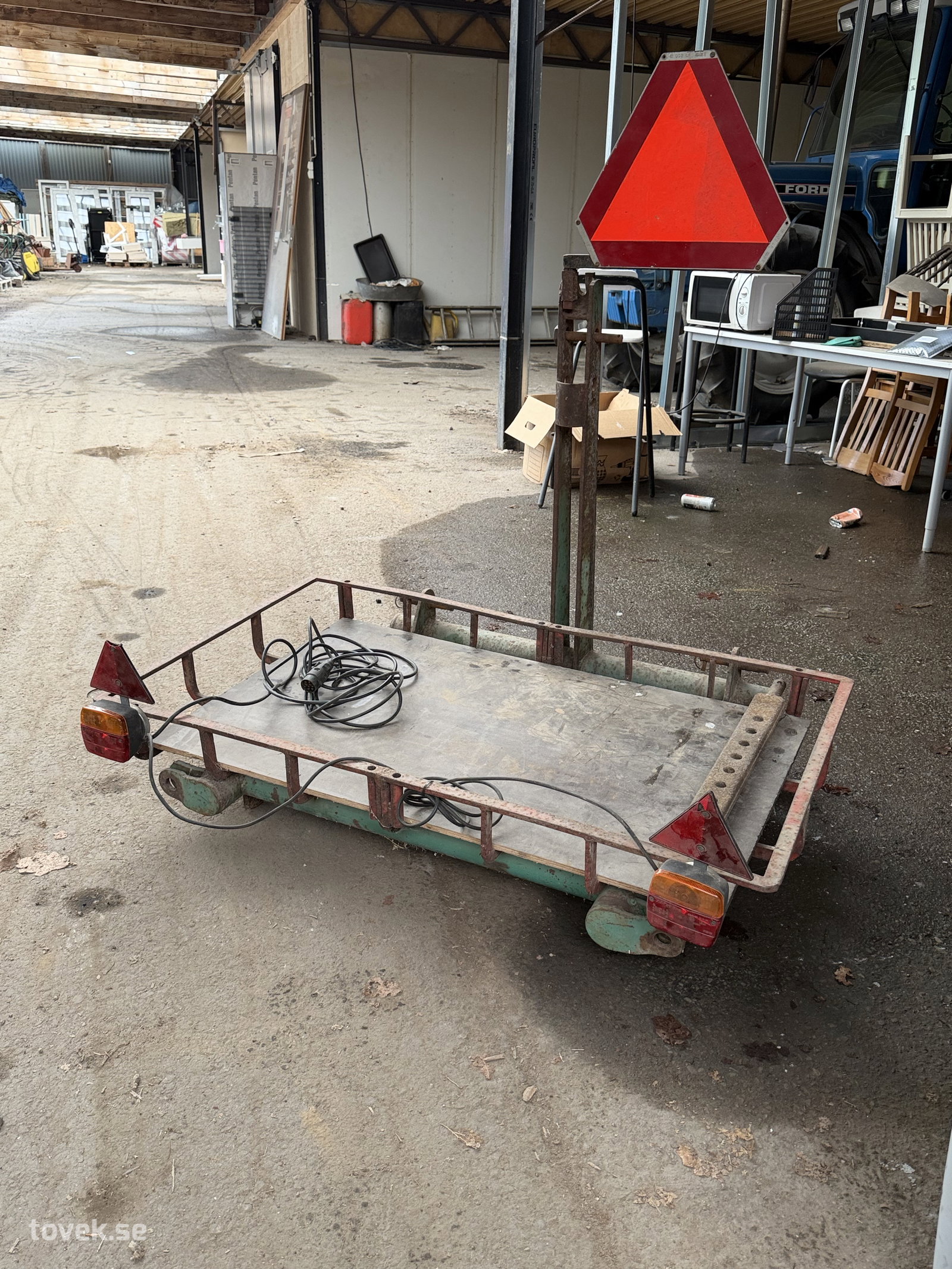 Lastbrygga med ljusramp