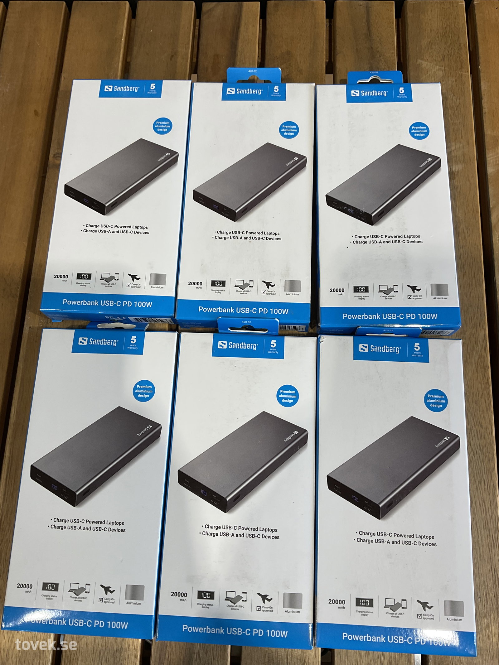 Powerbank 6 st