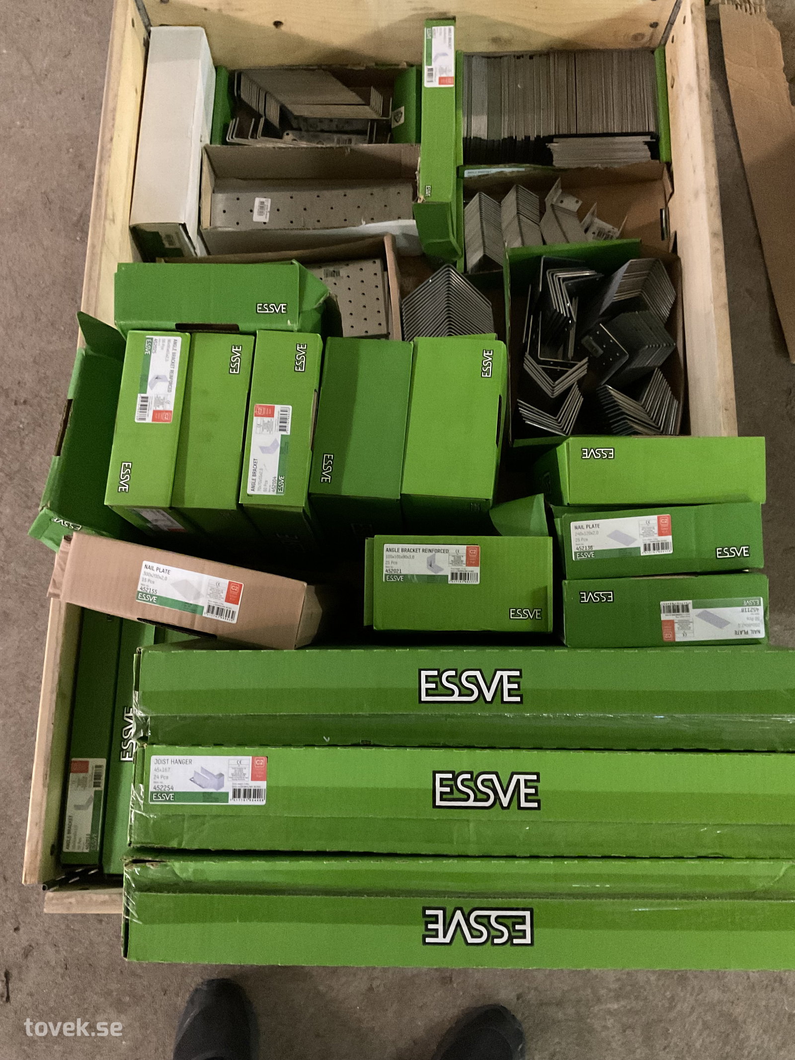 Div Essve-produkter enligt bilder