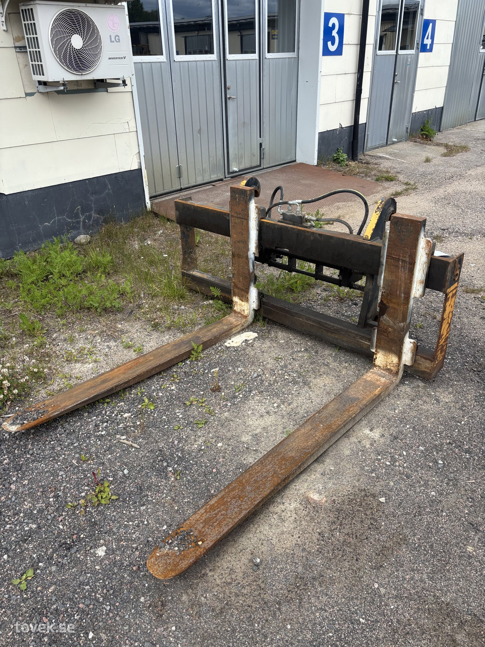 Gaffelställ BM fäste hydrauliskt (oilquick)