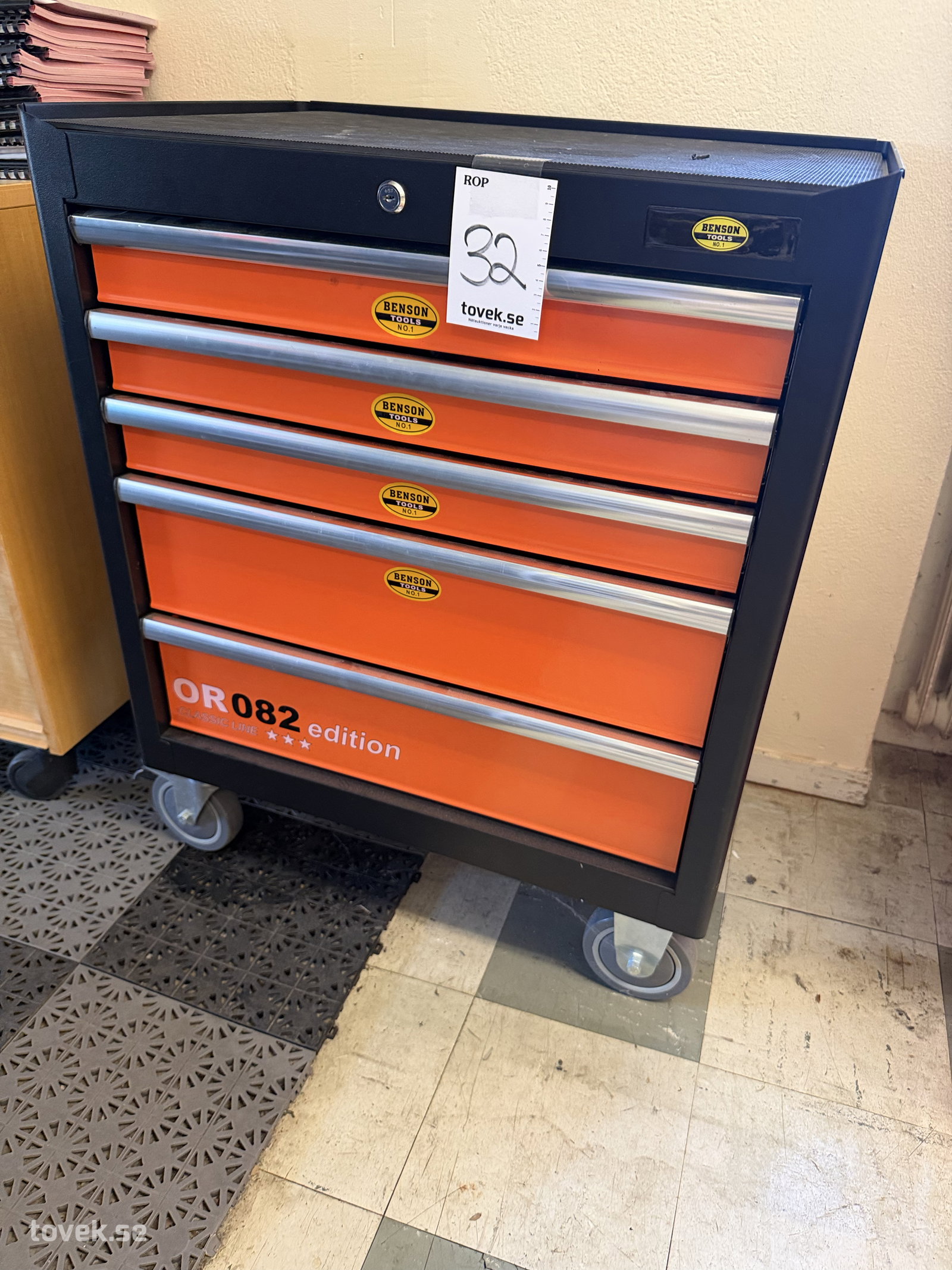 Verktygsvagn inkl. innehåll