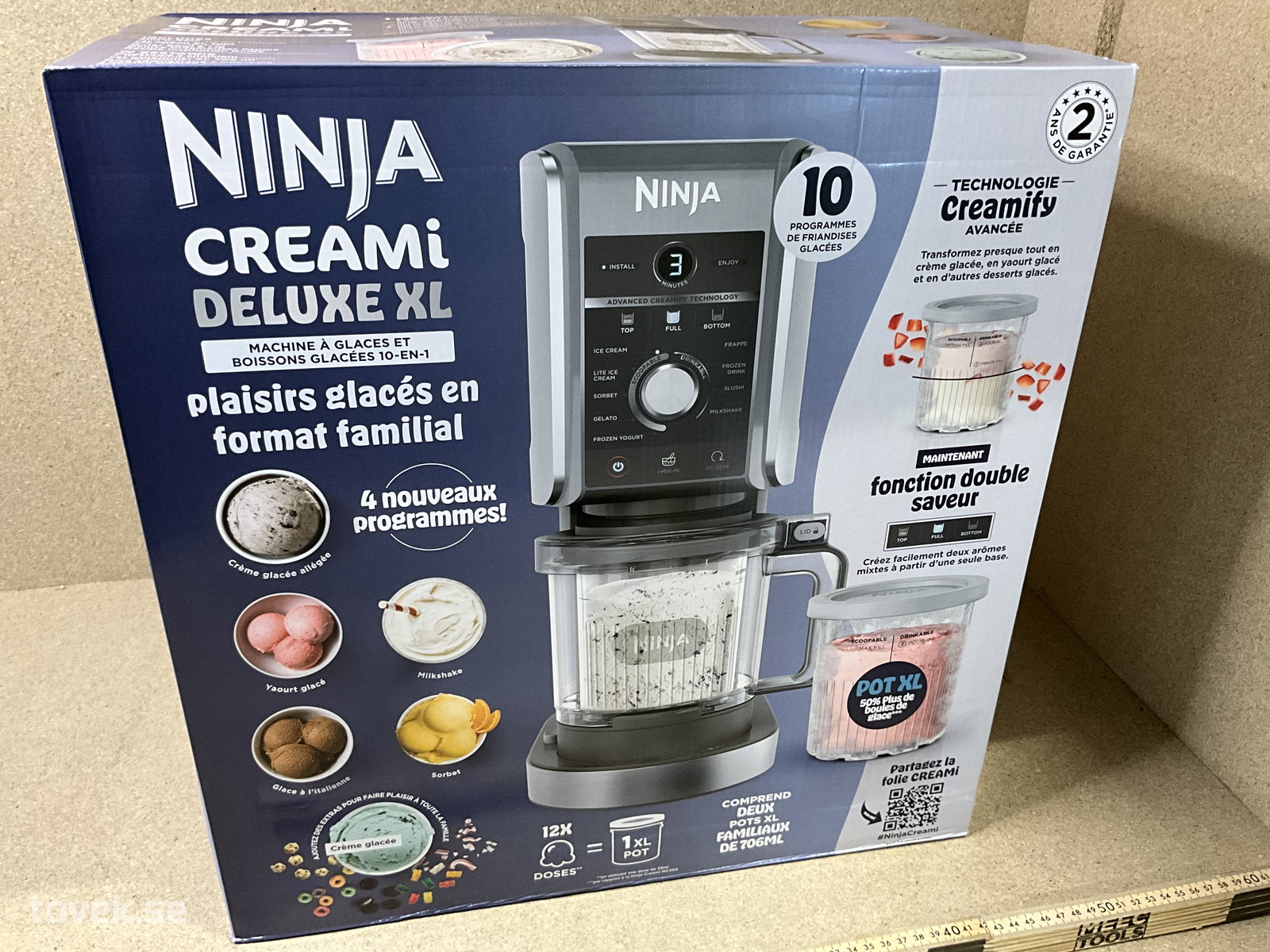 Ninja Creami Deluxe XL på auktion i Ätran hos Toveks Auktioner