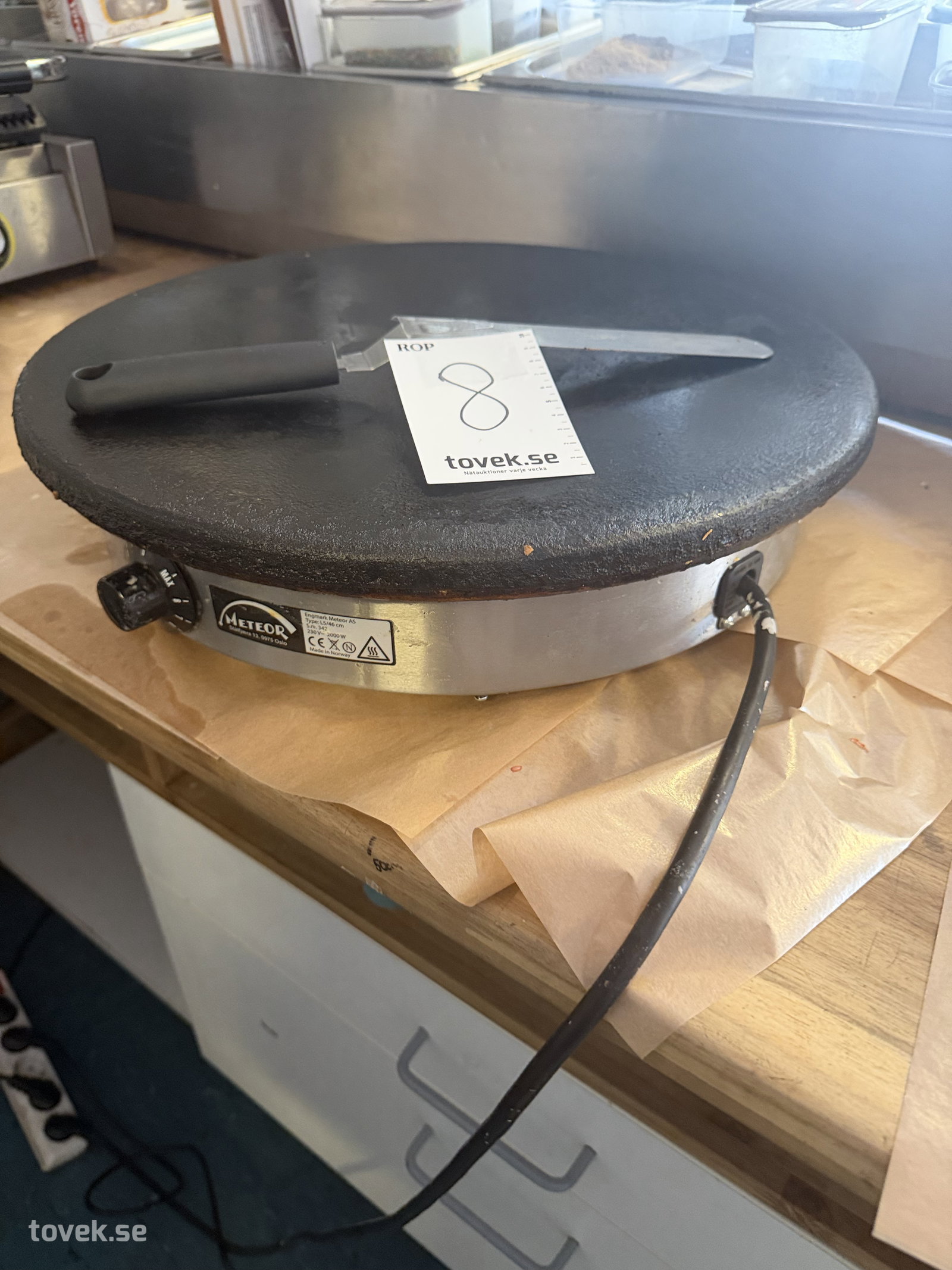 Stekplatta Meteor (testad)