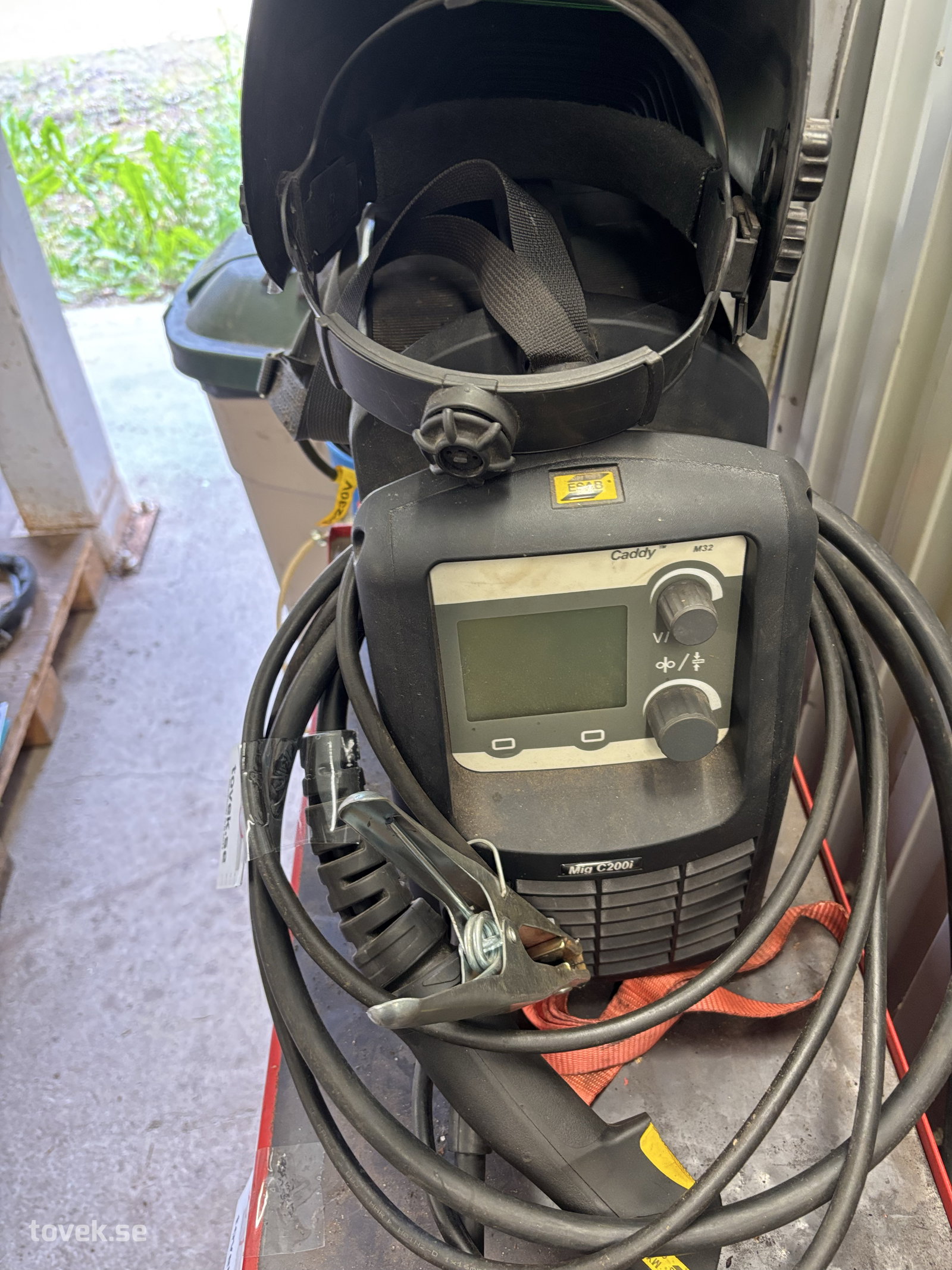 Svets ESAB Caddy c200i, med flaska 
