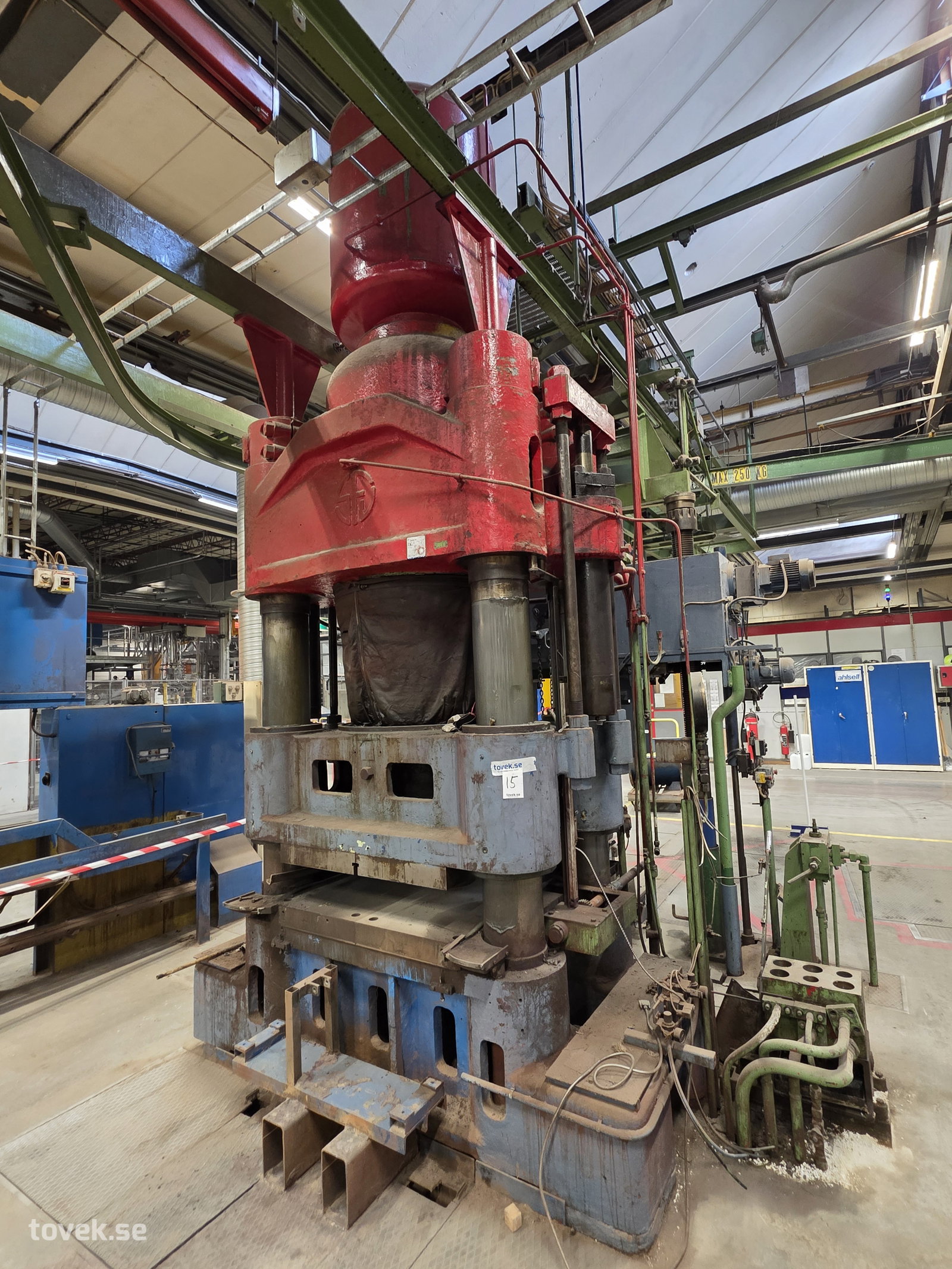Demolding Press Presskapacitet 1000 ton - 1937