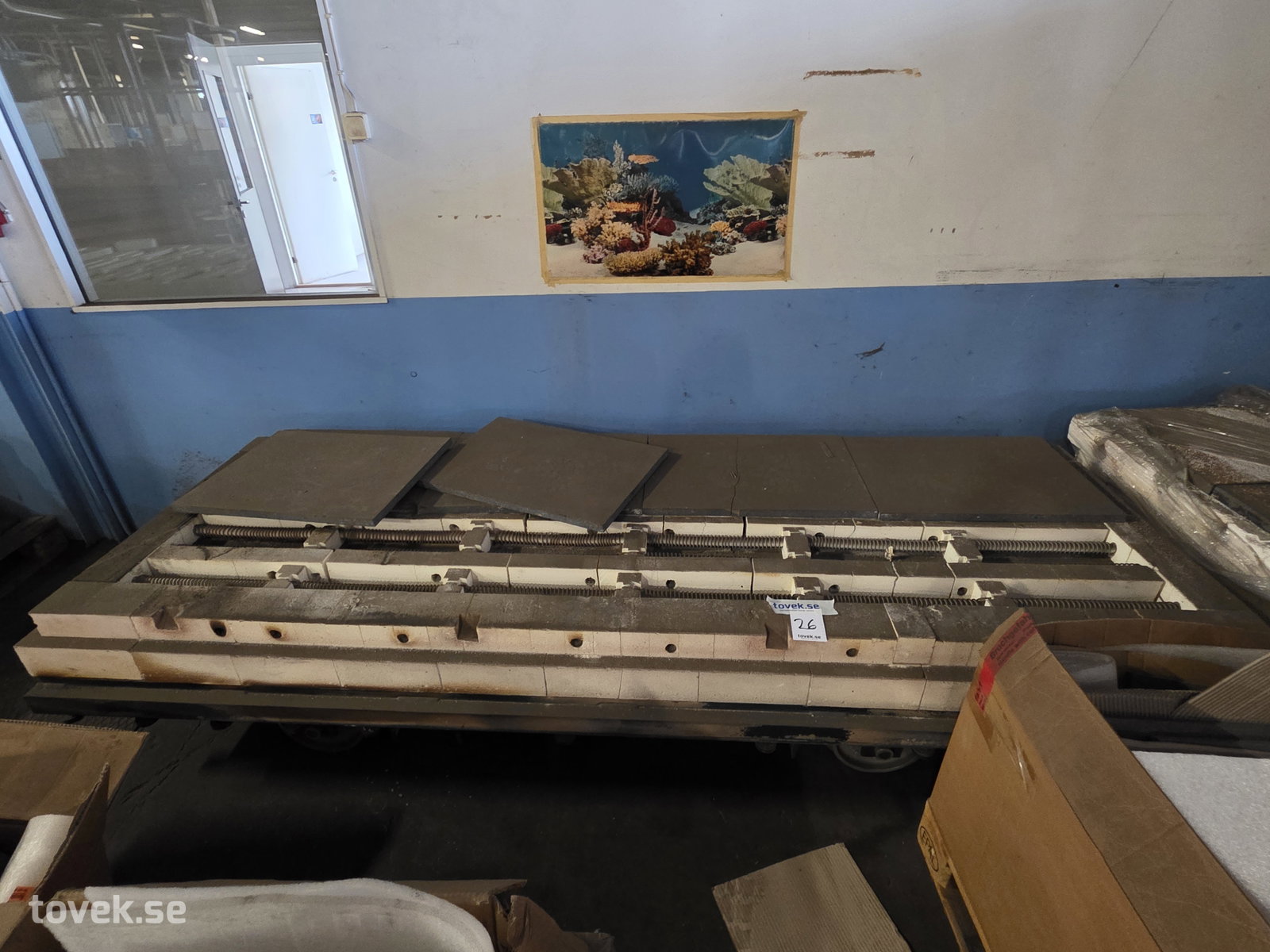 1 extra vagn lilla Nabertherm ugnen