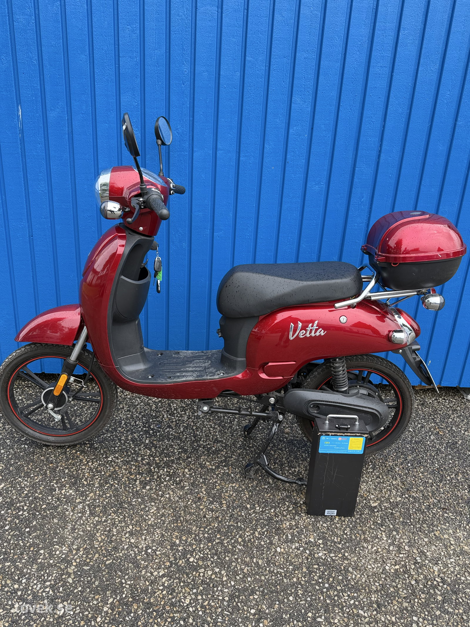 Elmoped Vetta inkl. extra batteri (endast 17 mil) YADEA, ZT-20, 2021