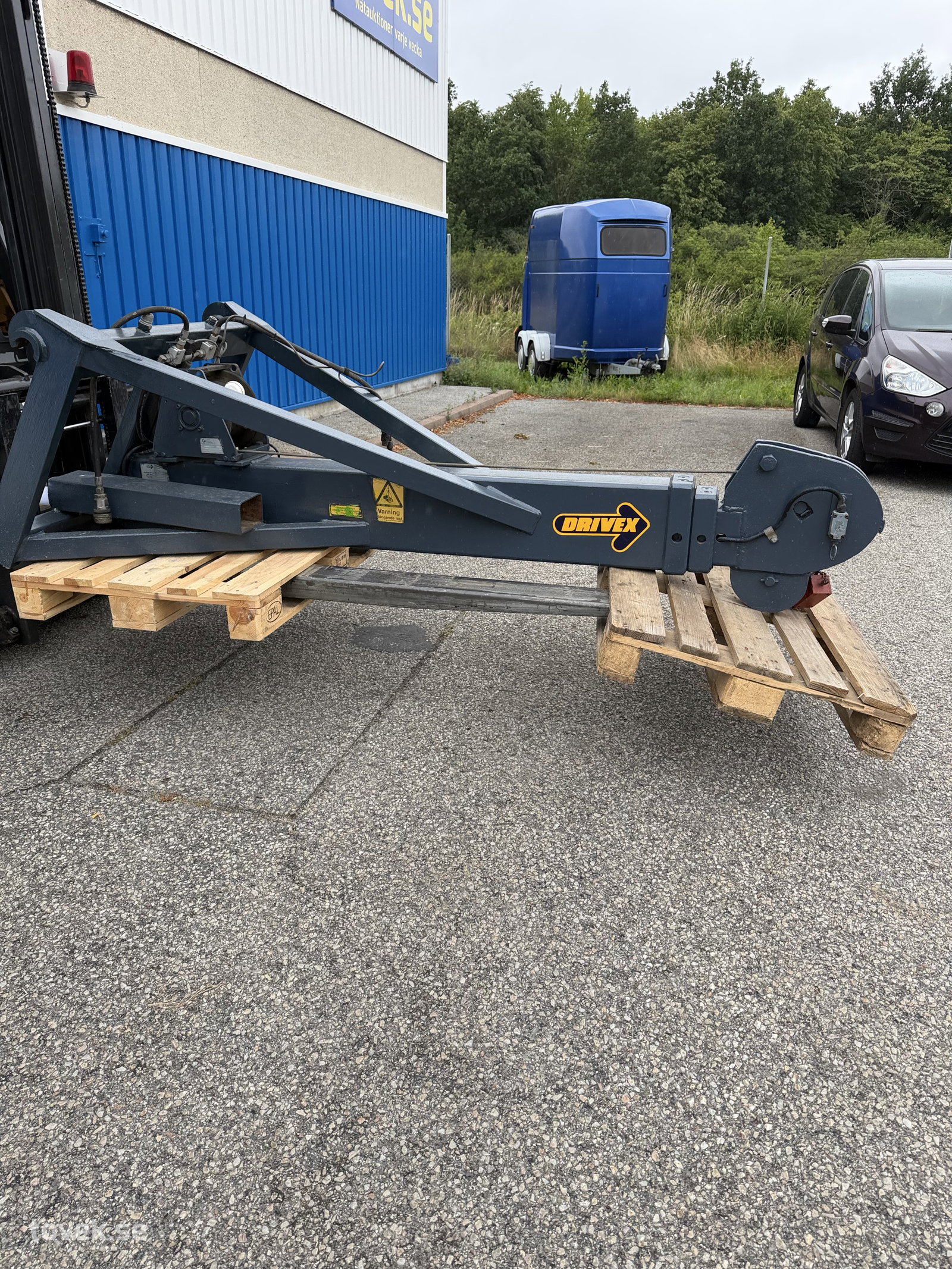 Kranarm Drivex med winch stora BM