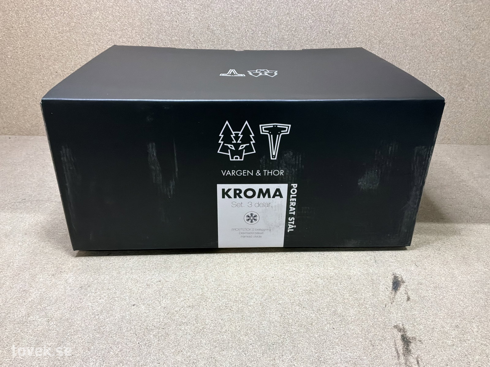 Grytset, Vargen & Thor, Kroma 3 delar på auktion i Ätran hos Toveks Auktioner