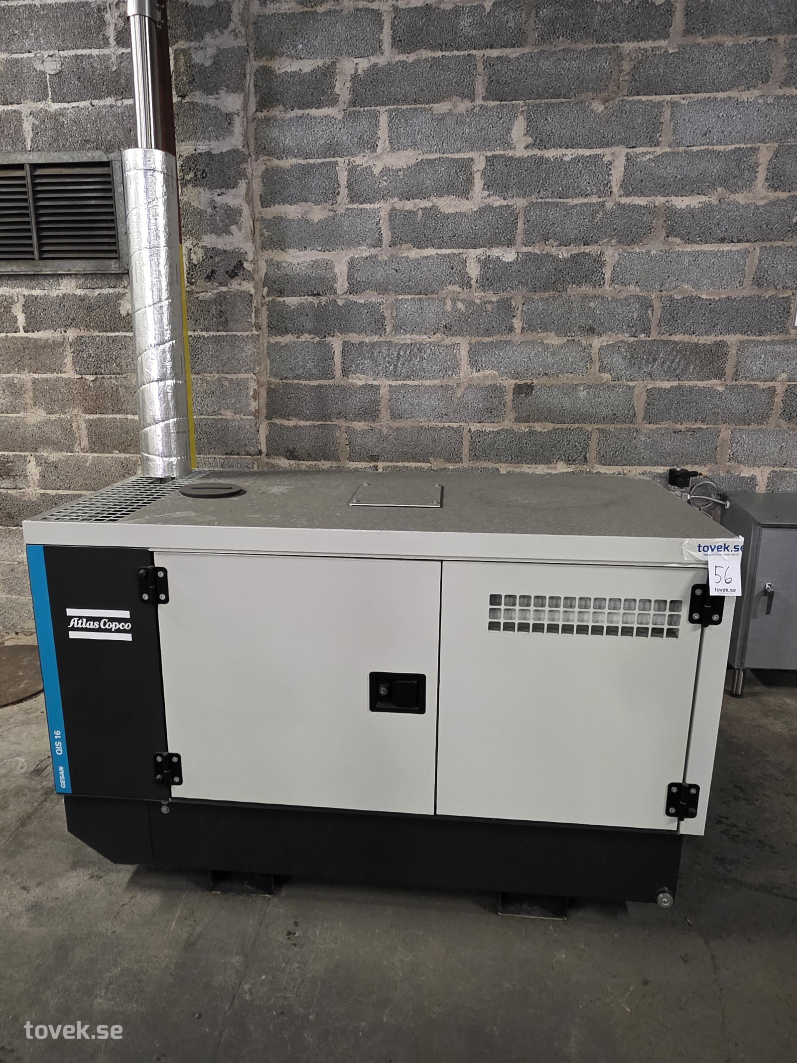 Atlas Copco Dieselaggregat Endast 3,5 Tim drift tid. Som nytt! 