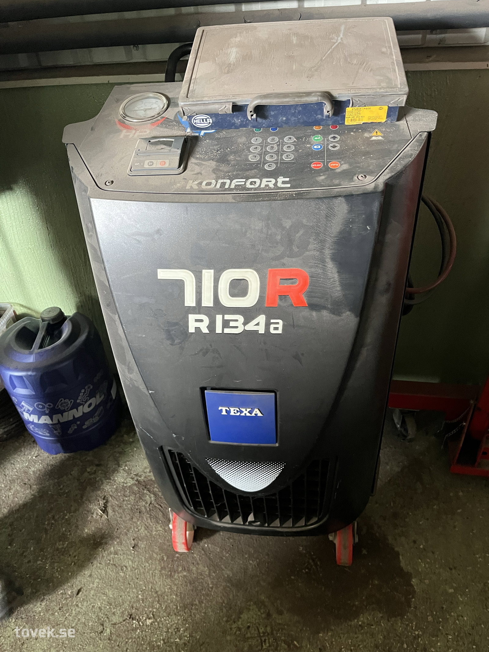 TEXA KONFORT 710R AC-servicestation för luftkonditionering (R134a).