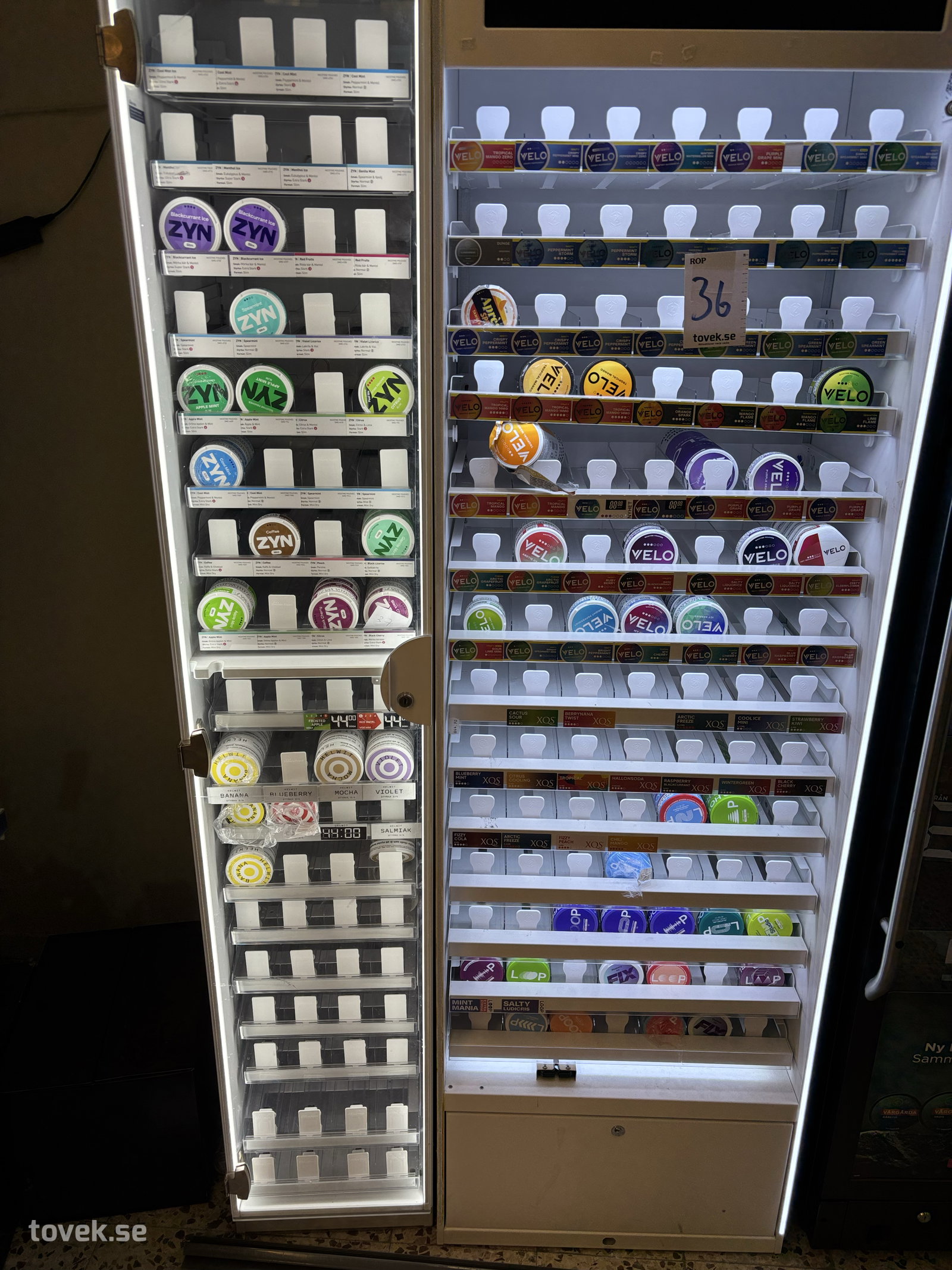 Snus, vit (ej butikshyllor)