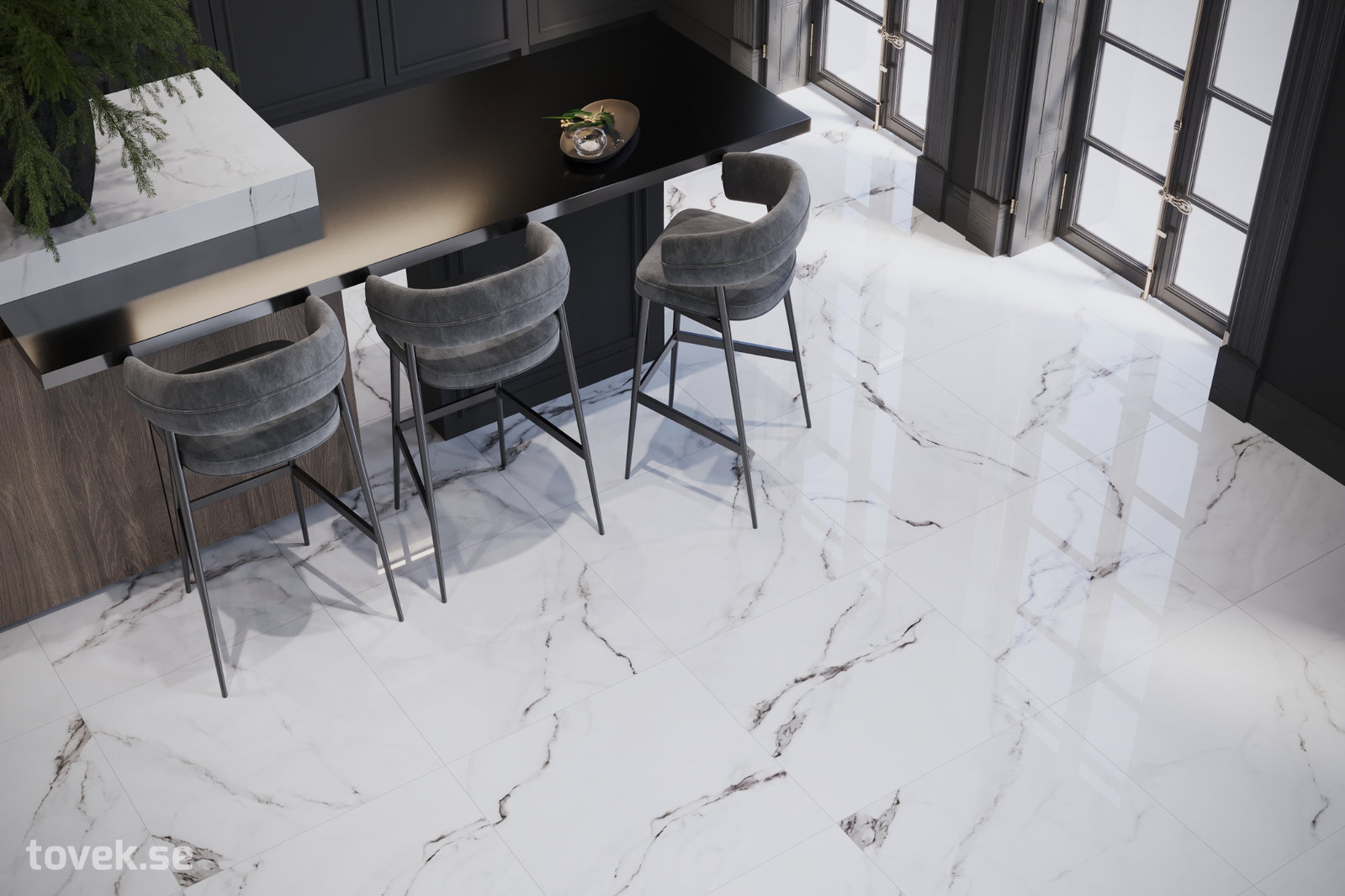 Klinker Lanzero White Blank 60×60 - 10 kvm 