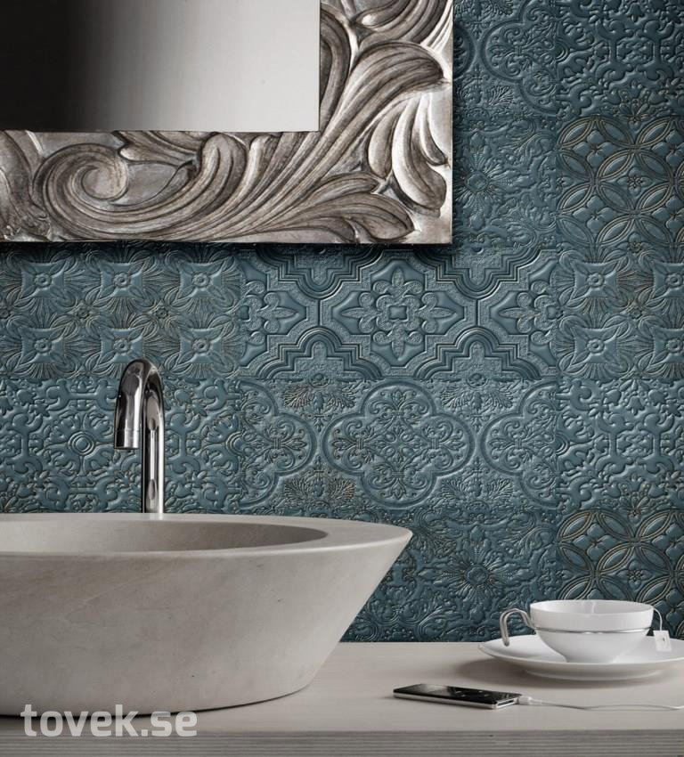Kakel Tangier Decor Ocean Blank 12×24 - 16 kvm 