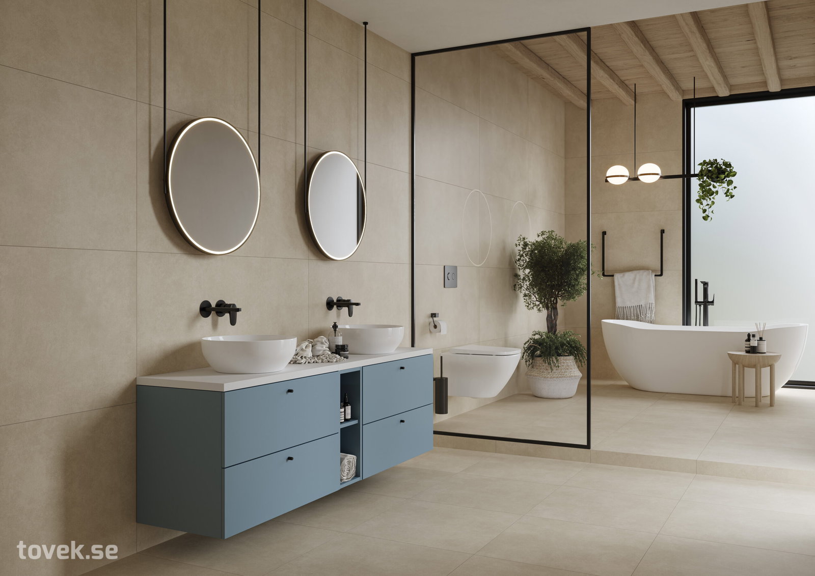 Klinker Eco Geo Beige Matt 60×60 - 11 kvm 