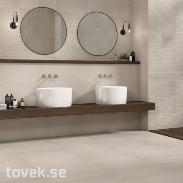 Klinker Concrete Vit Matt 60×60 - 11 kvm 