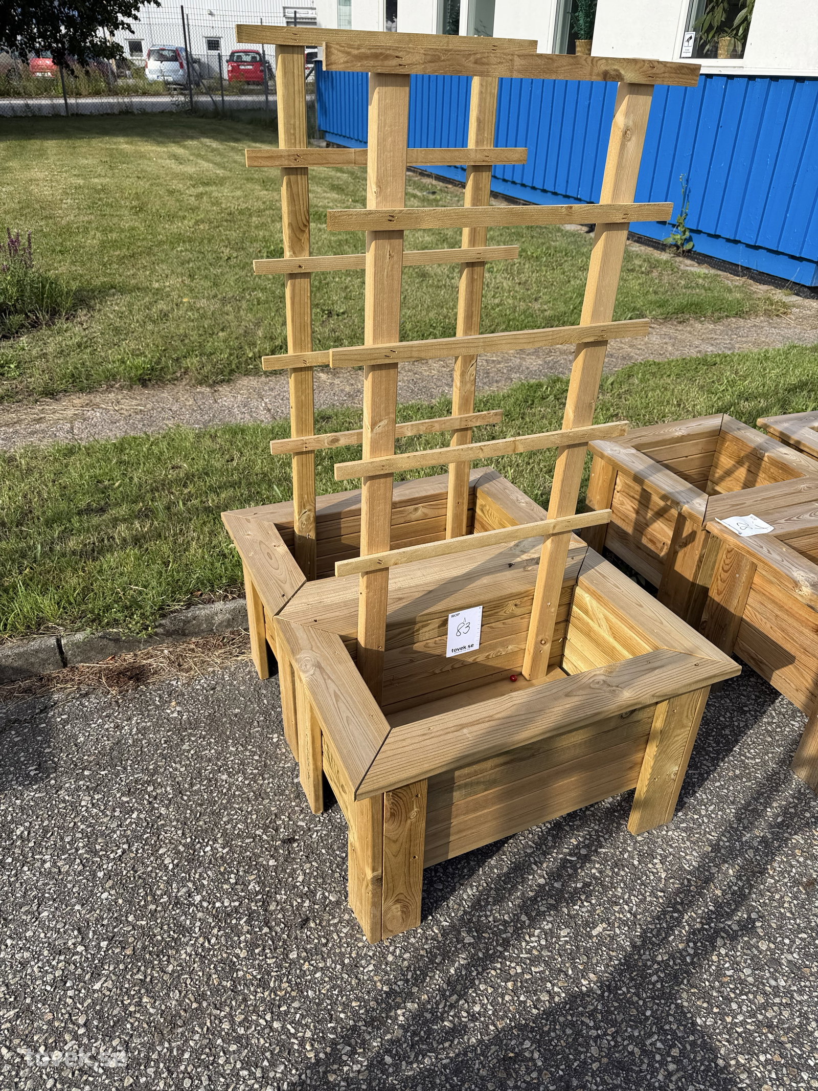 Krukor med spaljé 70x45, 2 st