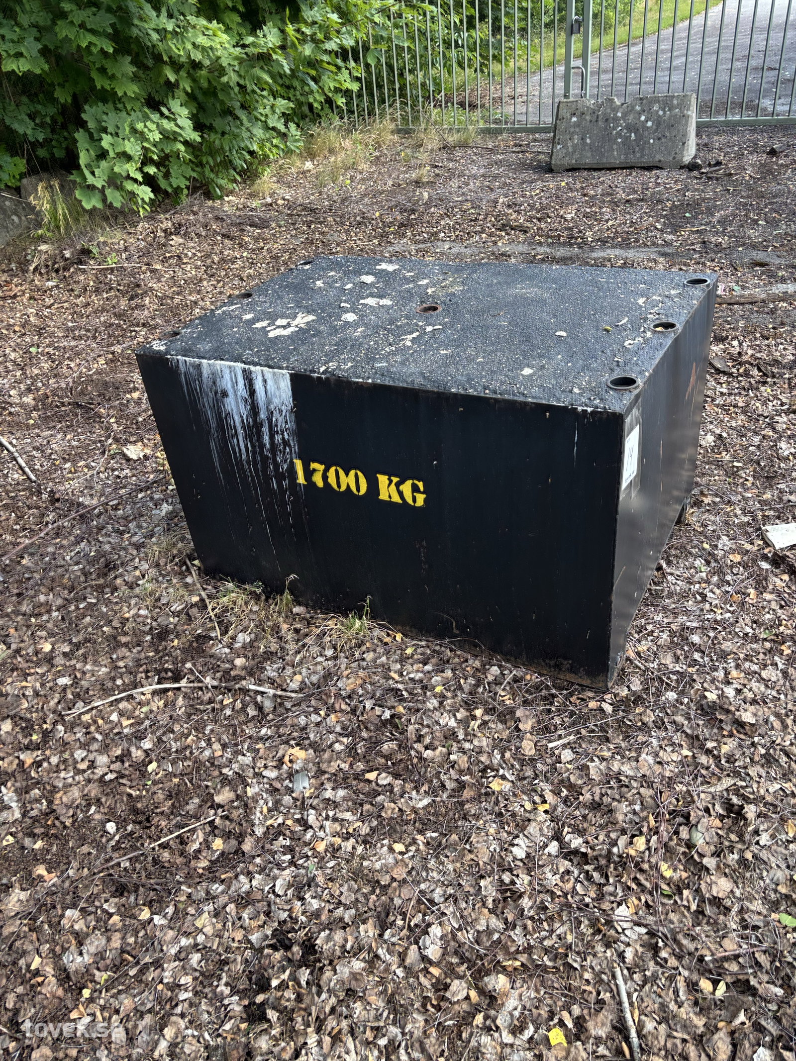 Testvikt 1700 kg 