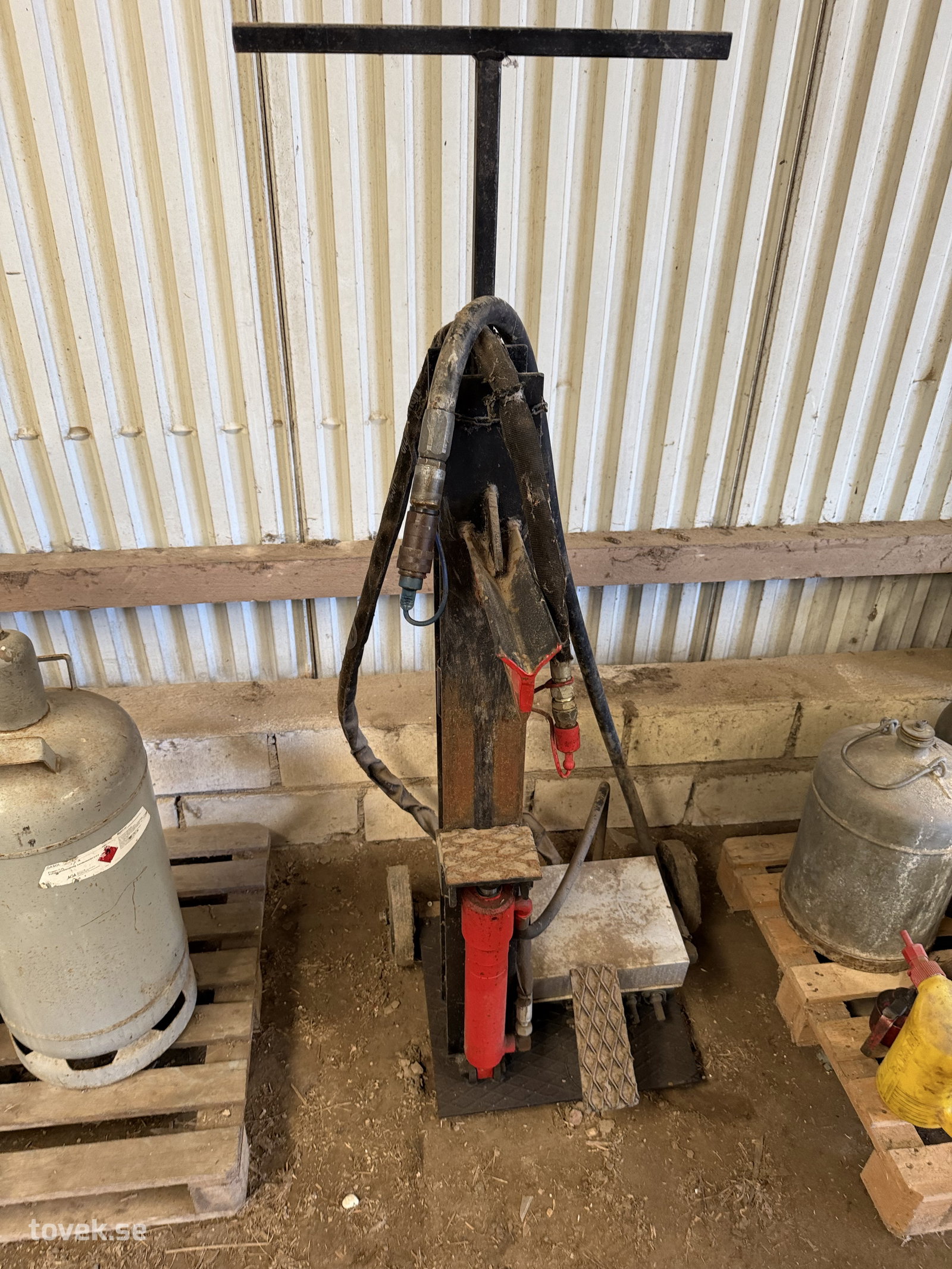 Hydraulisk vedklyv