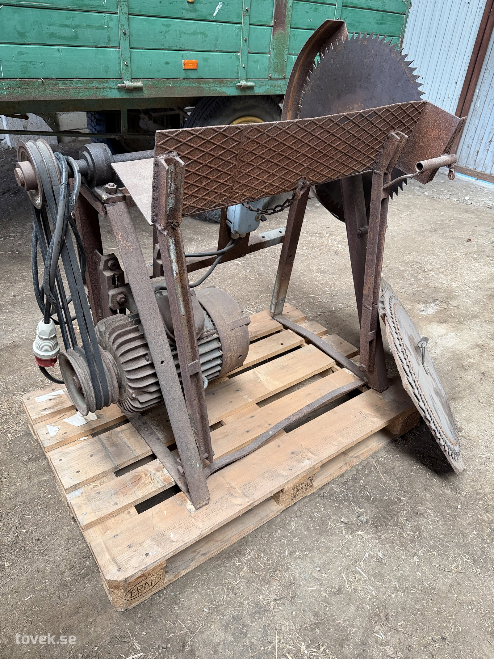 Vedkap motordriven