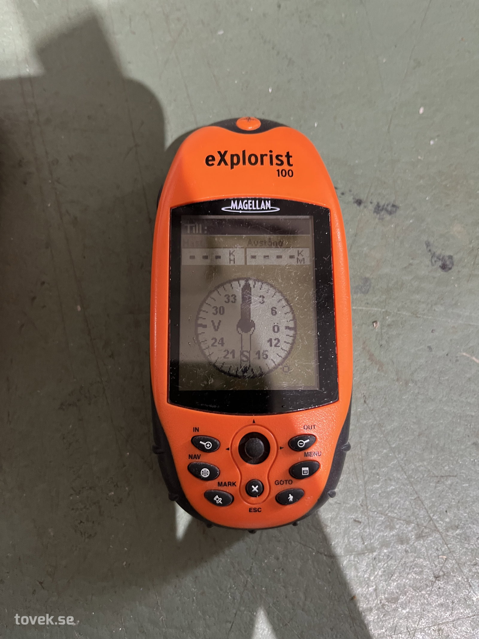 Magellan eXplorist 100 handhållen GPS-navigator