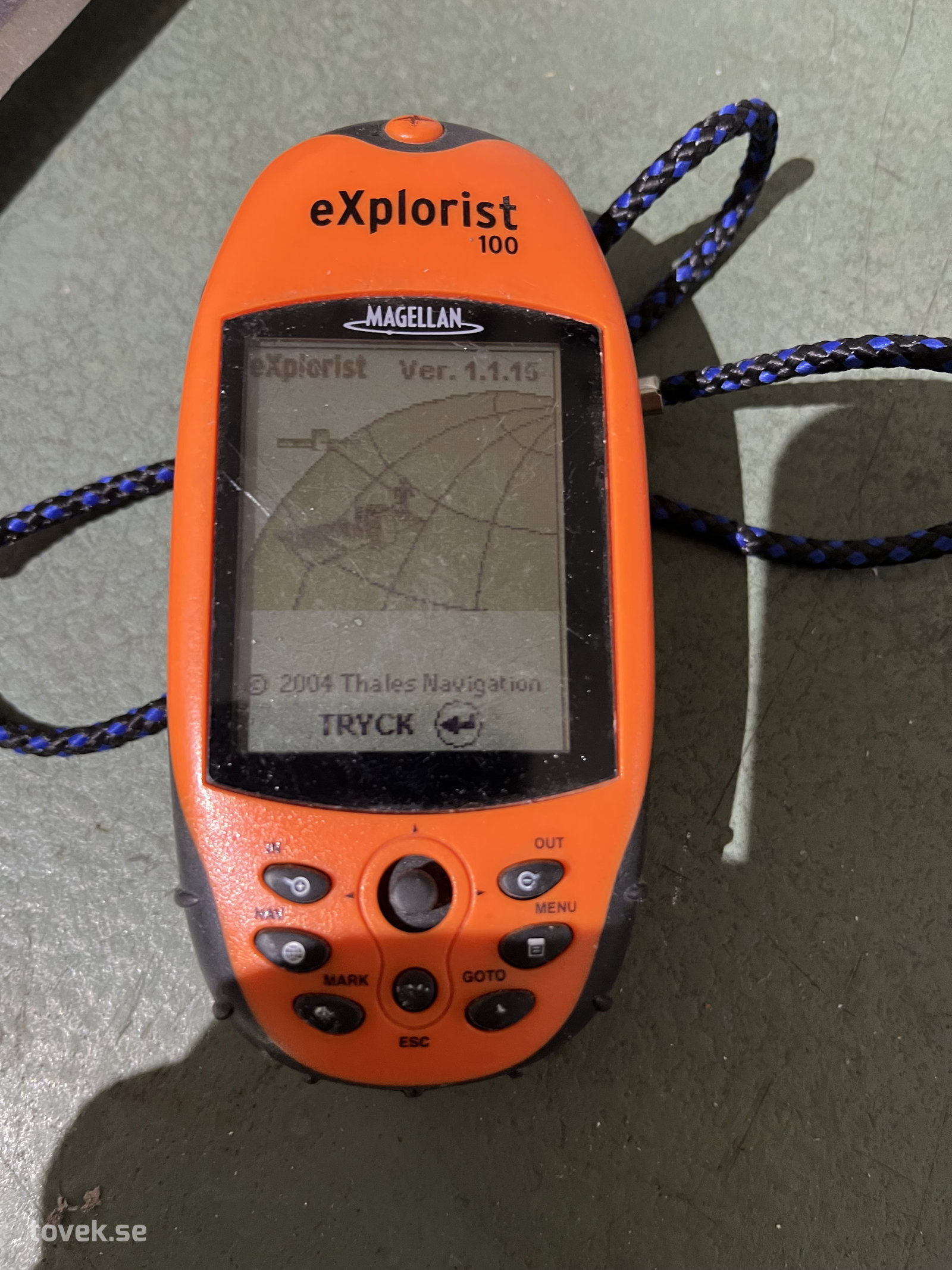 Magellan eXplorist 100 handhållen GPS-navigator