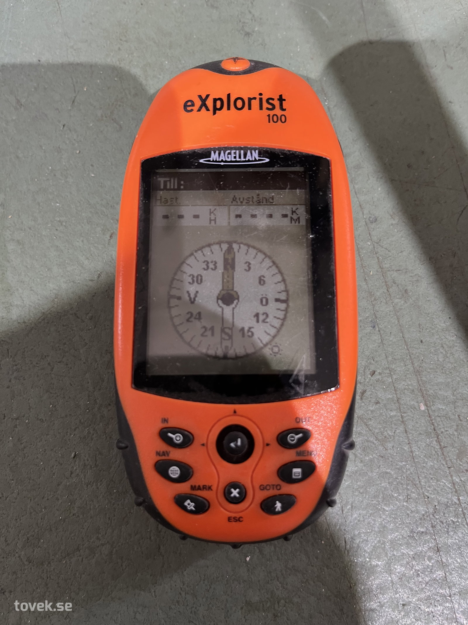 Magellan eXplorist 100 handhållen GPS-navigator
