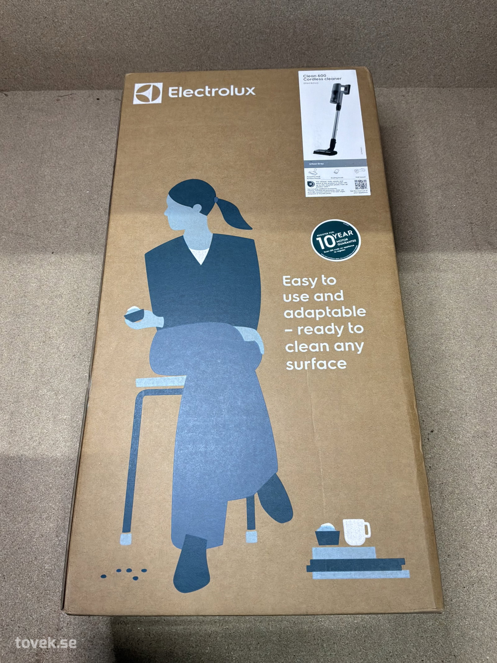 Skaftdammsugare, Electrolux, Clean 600, EP61CB21UG på auktion i Ätran hos Toveks Auktioner