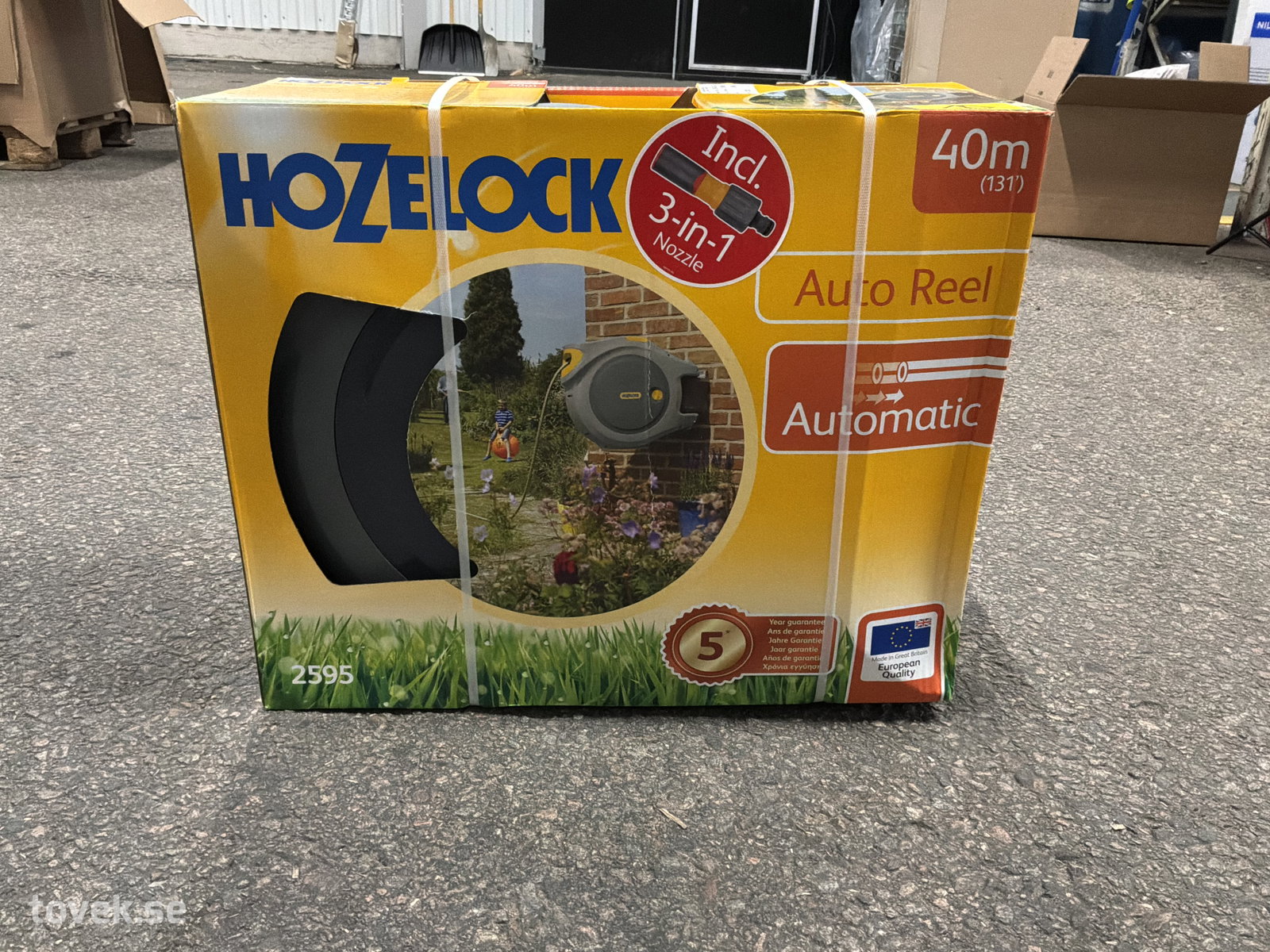 Slangvinda 40m, Hozelock, Auto reel på auktion i Ätran hos Toveks Auktioner