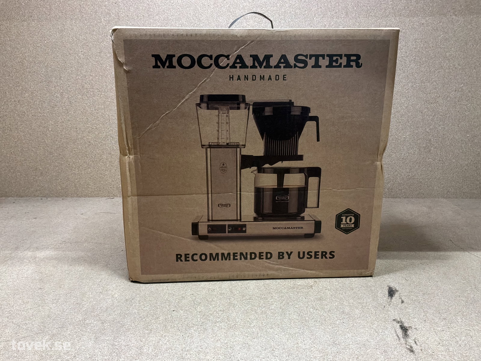 Kaffebryggare Moccamaster på auktion i Ätran hos Toveks Auktioner