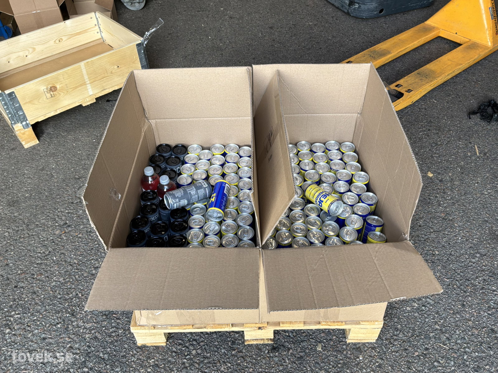 Energidrycker på auktion i Ätran hos Toveks Auktioner