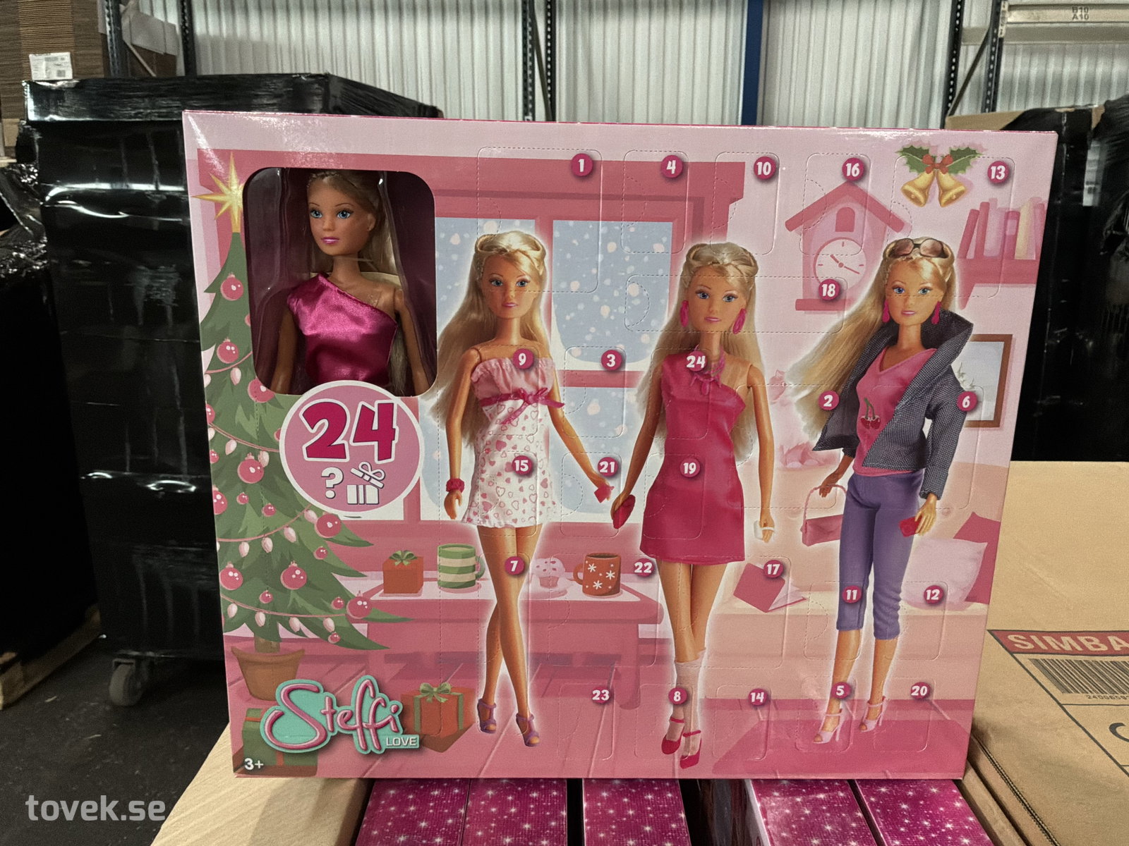 Adventskalender, Simba Toys på auktion i Ätran hos Toveks Auktioner