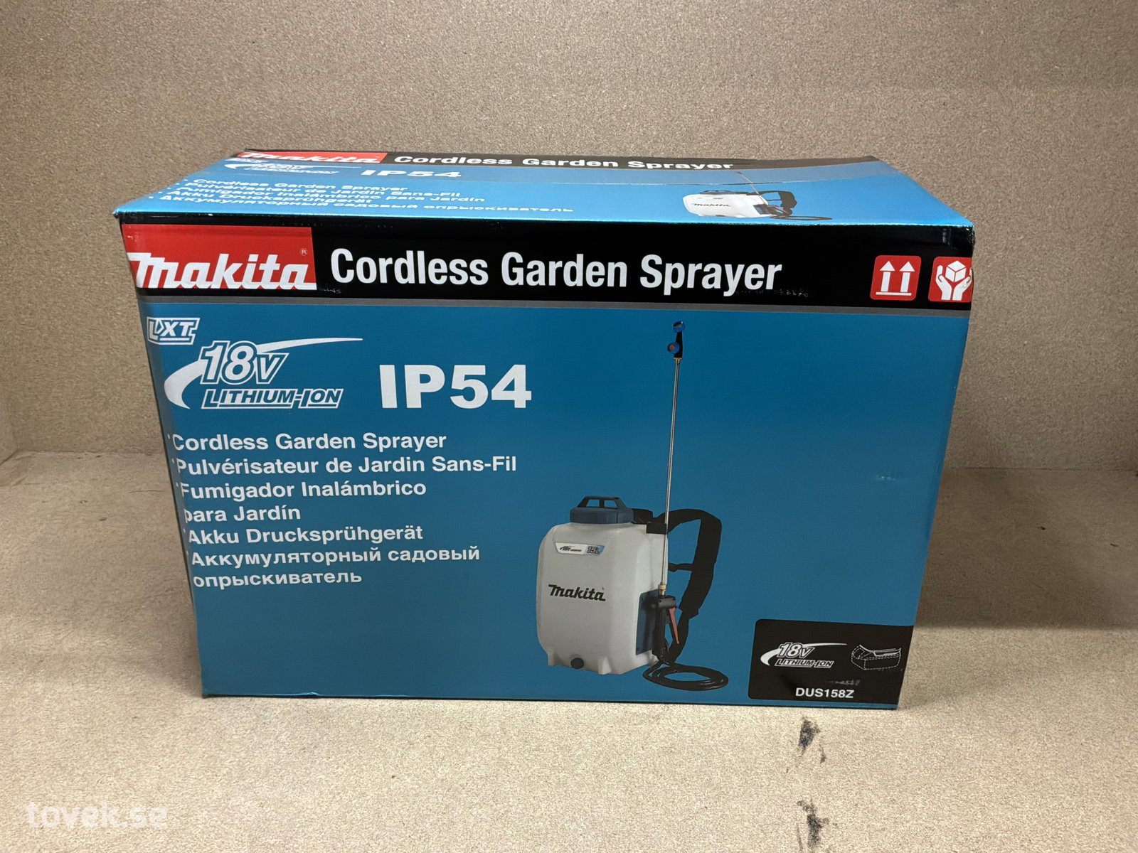 Tryckspruta, Makita, DUS158Z på auktion i Ätran hos Toveks Auktioner