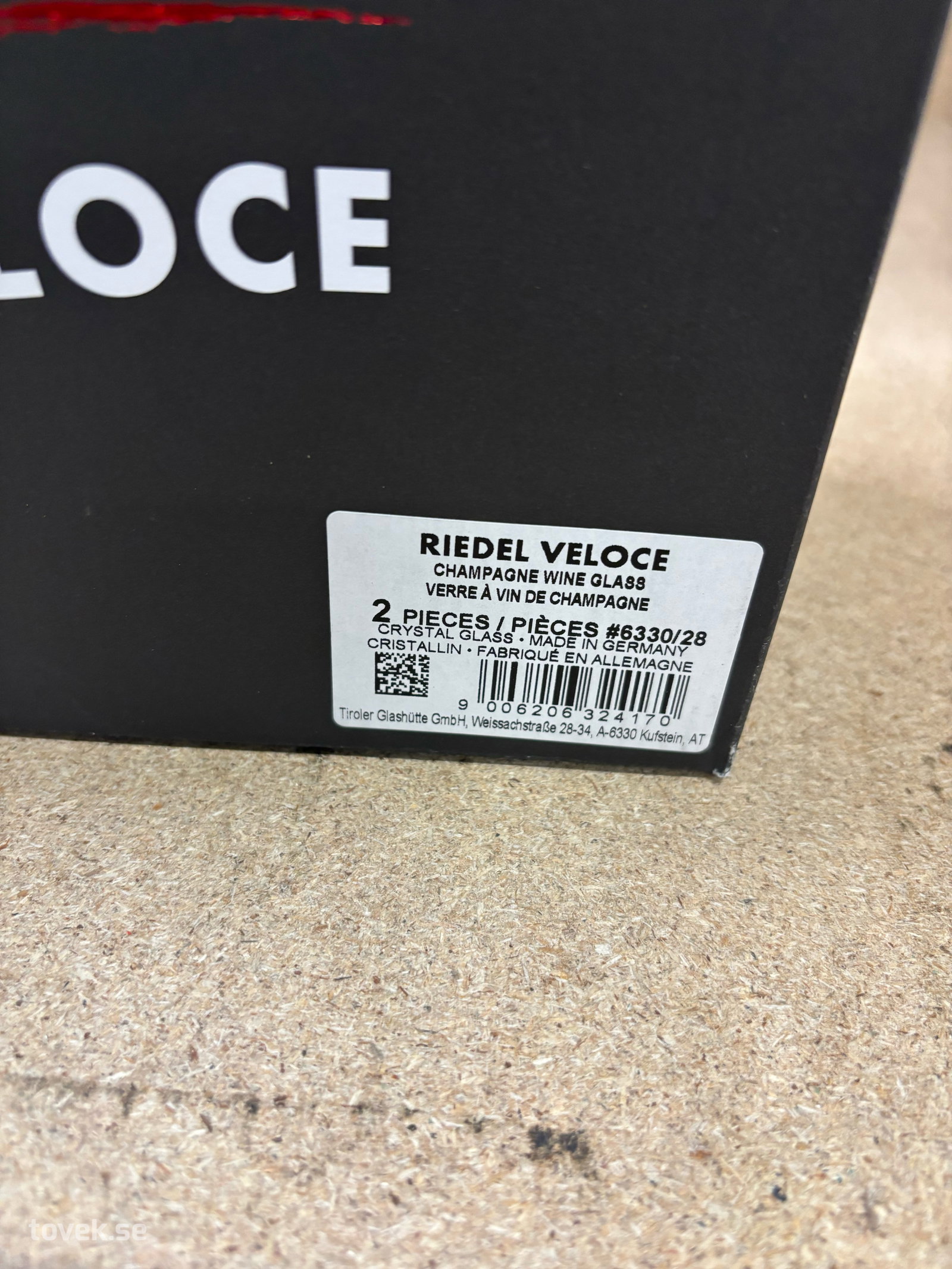 Champagne glas Riedel 2x4st, Scandi Living 2x4st på auktion i Ätran hos Toveks Auktioner