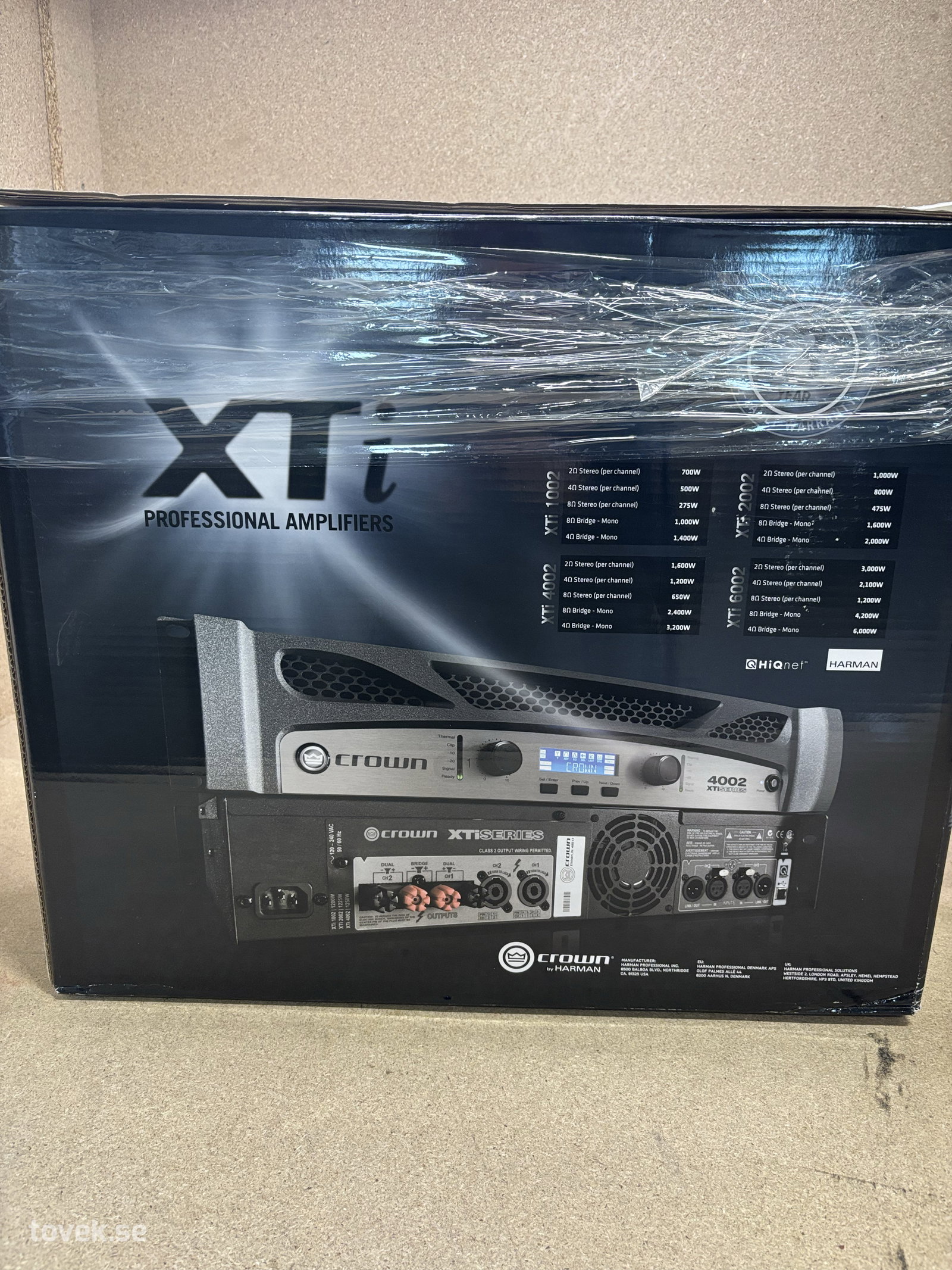 Förstärkare XTi Professional Amplifier XTI 1400W AMP W/DSP på auktion i Ätran hos Toveks Auktioner