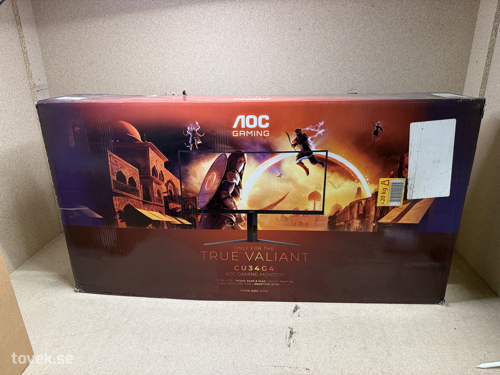 Gamingskärm, AOC, CU34G4 på auktion i Ätran hos Toveks Auktioner