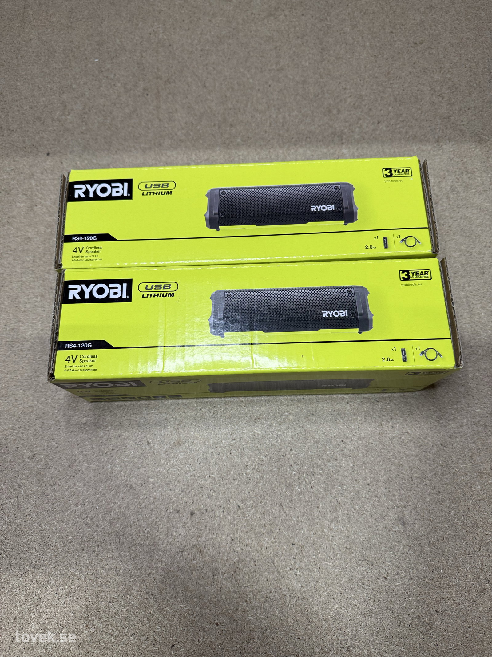 Högtalare, Ryobi, RS4-120G, 2st på auktion i Ätran hos Toveks Auktioner